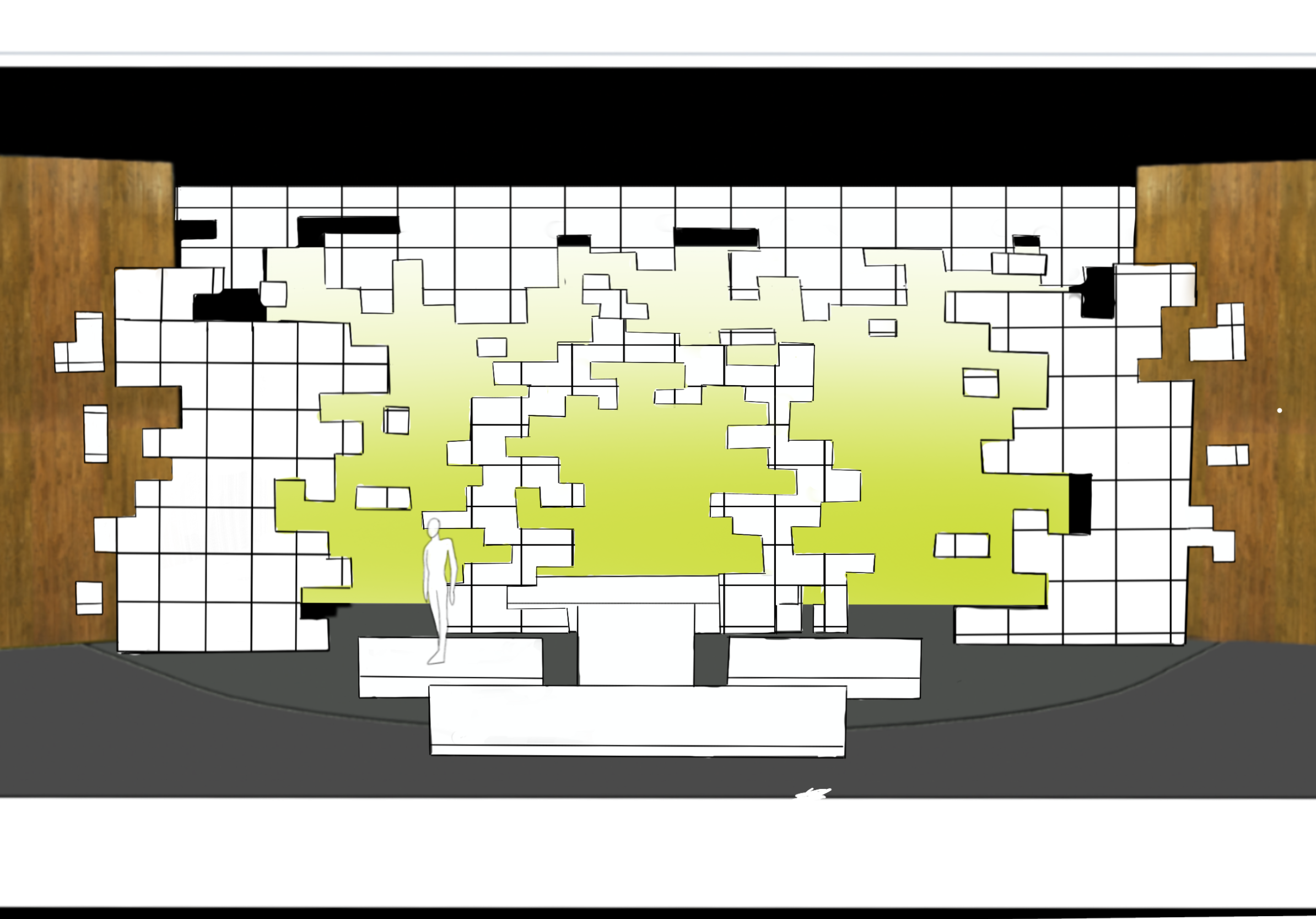 Early Black and White Sketch