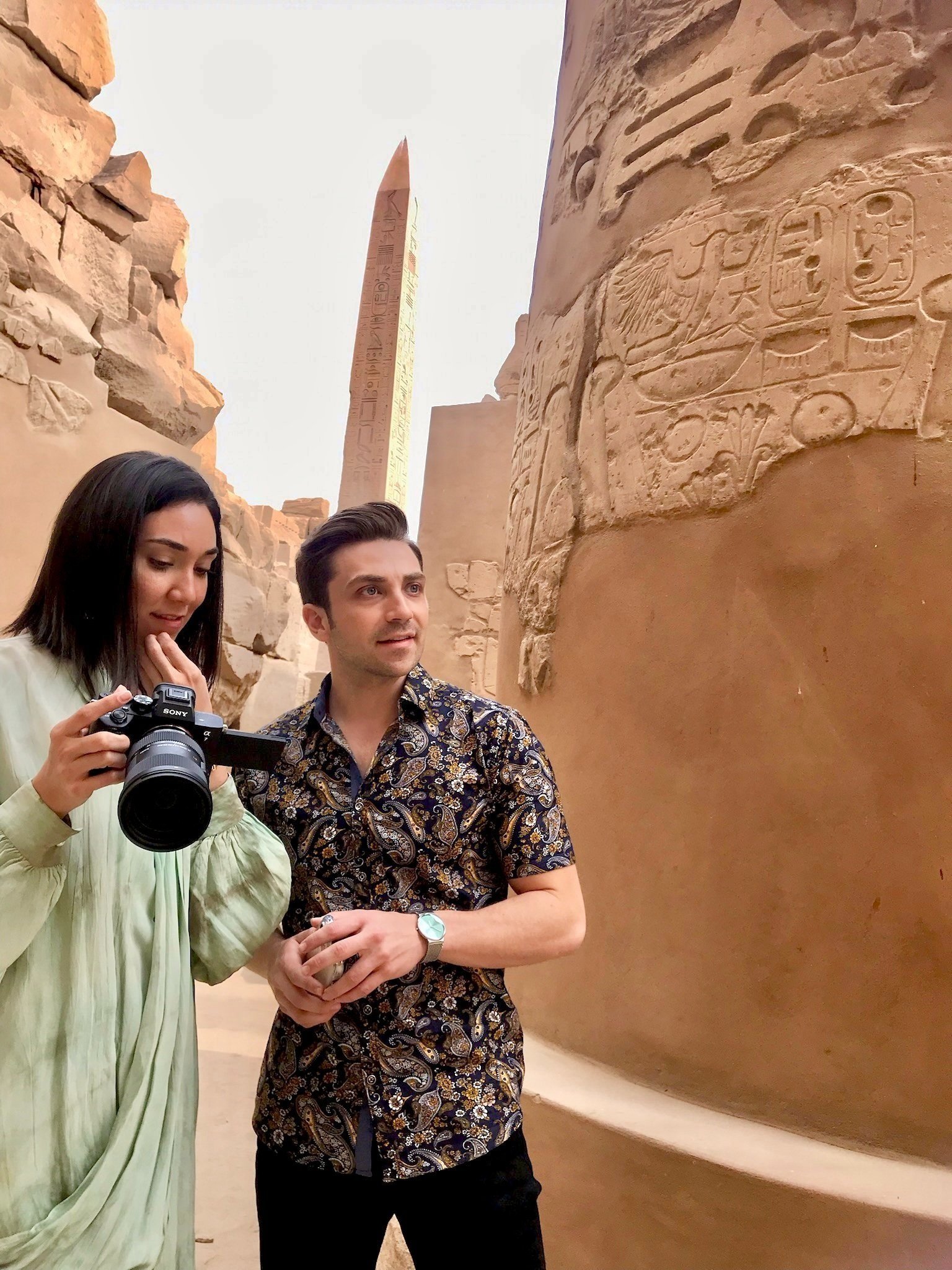 Christina Raquel and James Roldan in Luxor.jpg