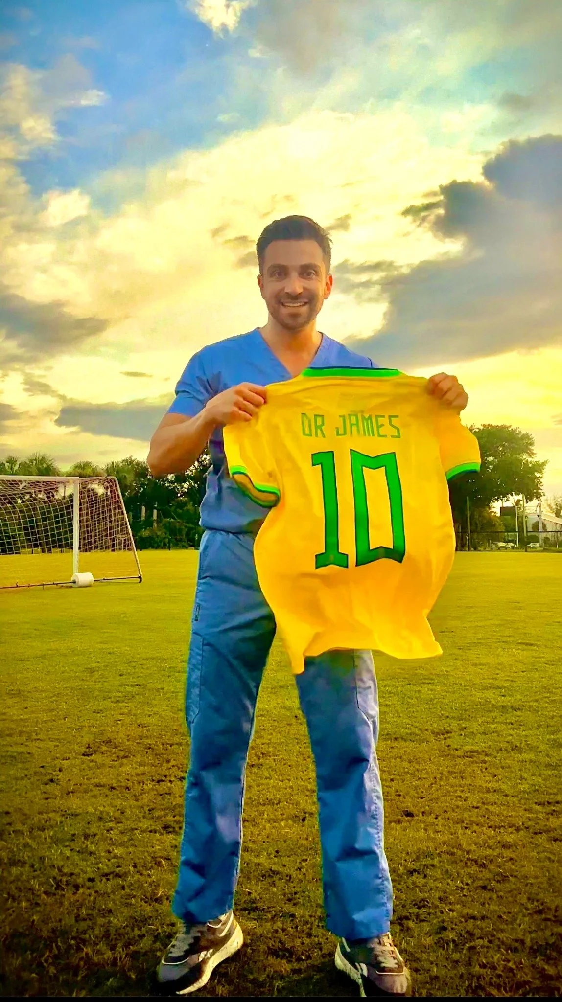 In Brazil during advanced medical-aesthetics training, 2026.