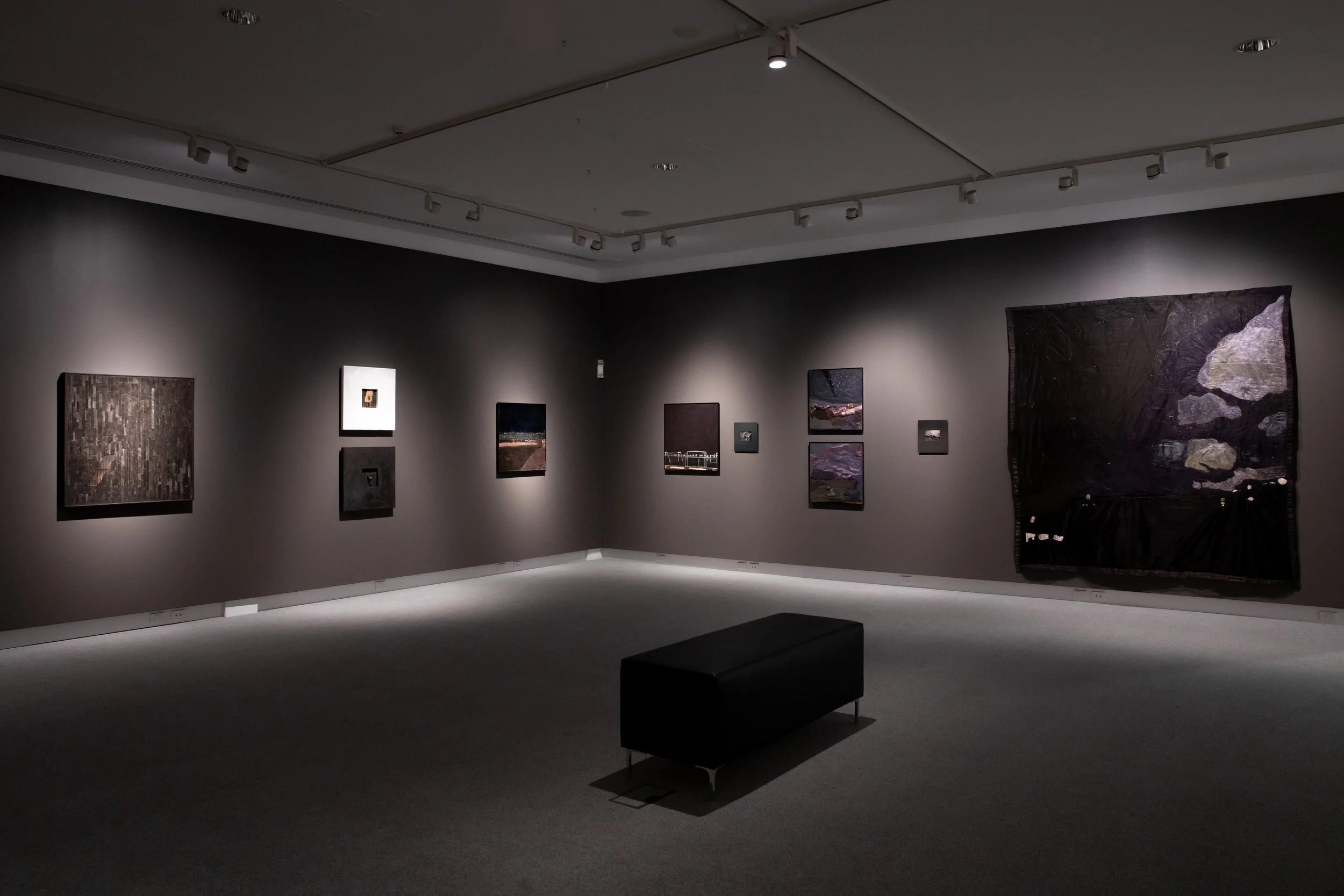 Install, 'Nocturne, ' at Ashburton Art Gallery 