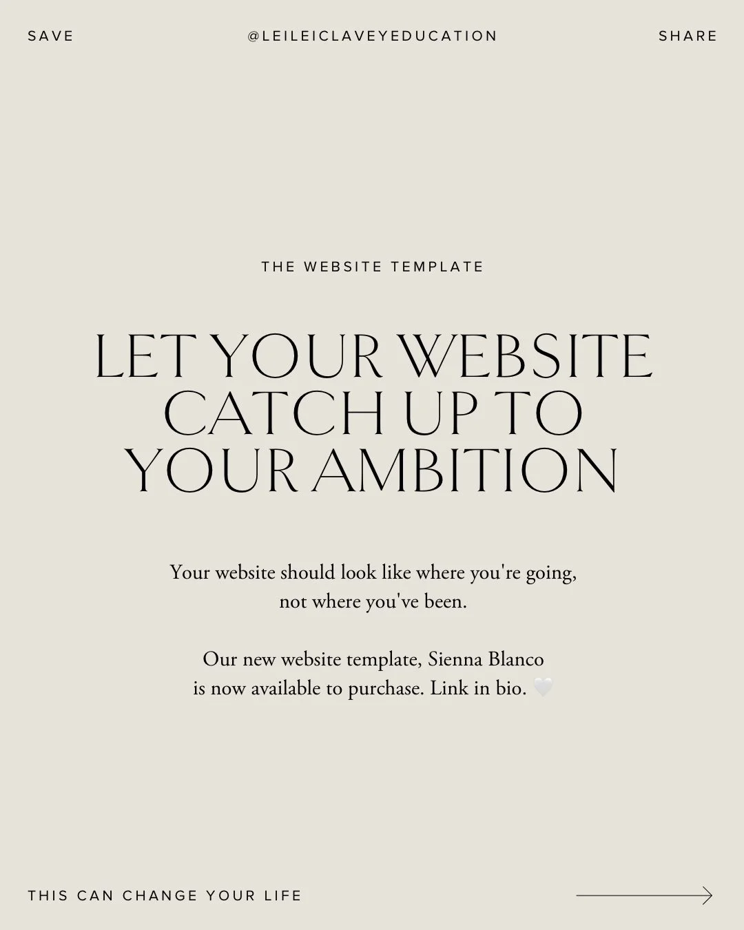 Sienna Blanco is here: the editorial website template I built with @hellohellostudio, a branding studio with 15+ years alongside industry-leading wedding professionals.⁠
⁠
Considered, curated and imagery-led, Sienna Blanco is built to look as good as