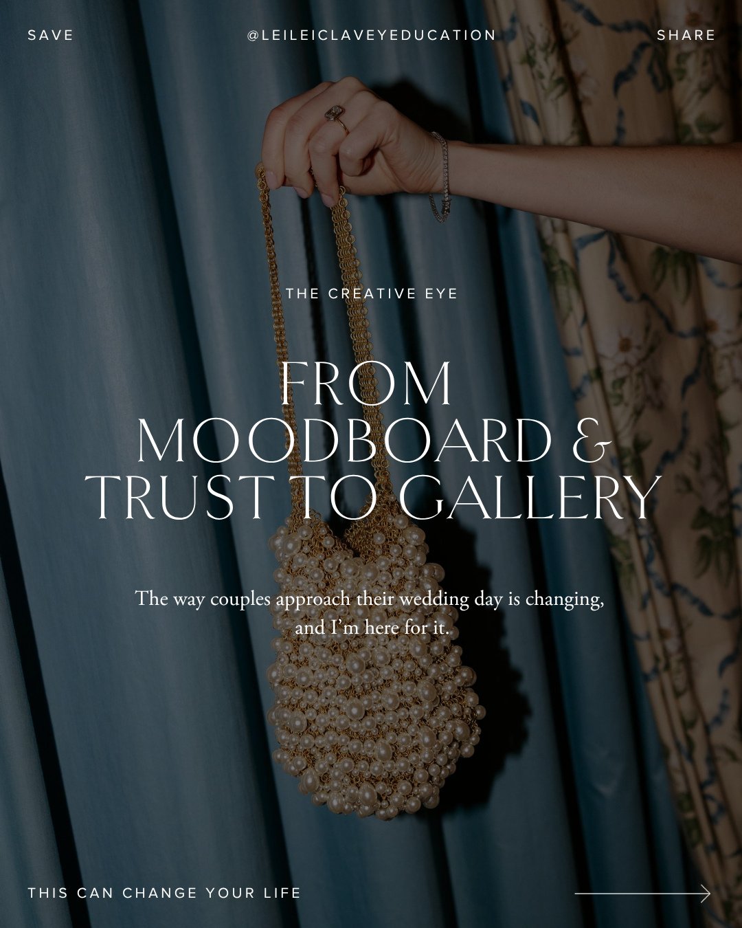 The way couples approach their wedding day is changing, and I'm here for it.⁠
⁠
Today's couples arrive with mood boards, aesthetic references, and a vision for how their day will look and feel. A couple who cares deeply about the visual story of thei