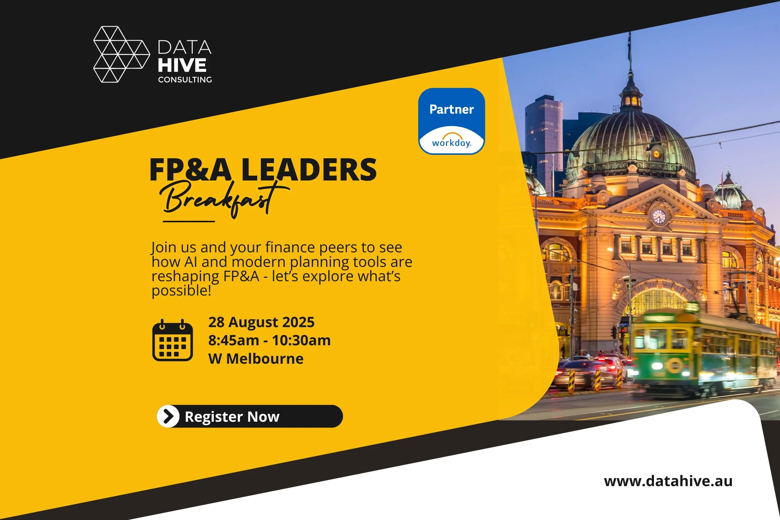 Melbourne - Workday Adaptive Planning FP&A Leaders Breakfast