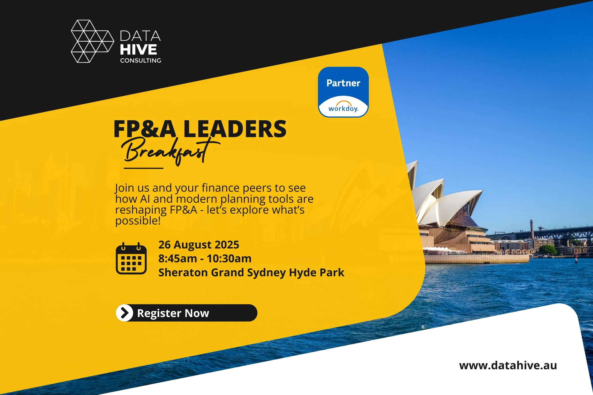 Sydney - Workday Adaptive Planning FP&A Leaders Breakfast