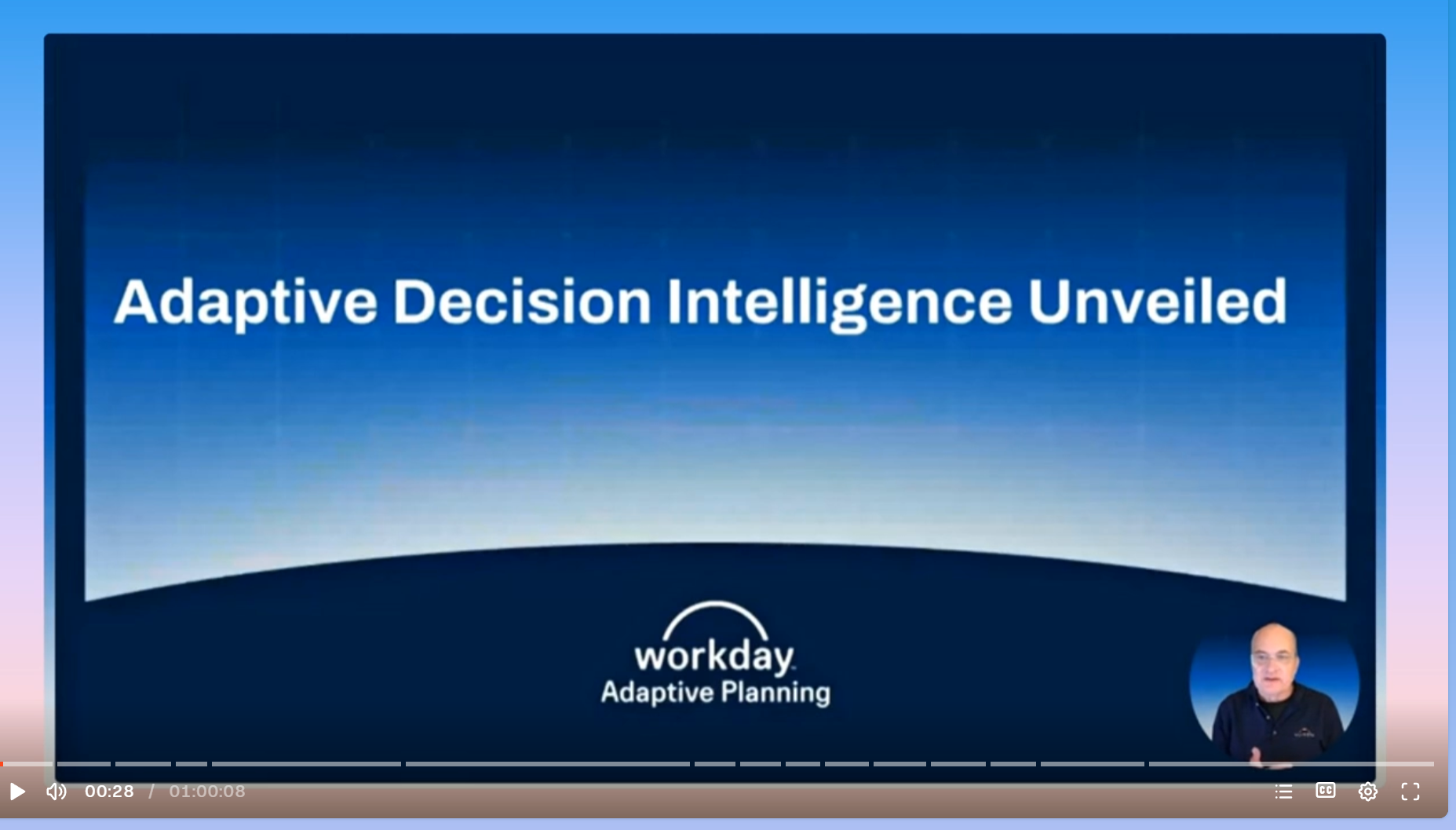 On-Demand Webinar: Workday Adaptive Planning’s "Adaptive Decision Intelligence Unveiled"