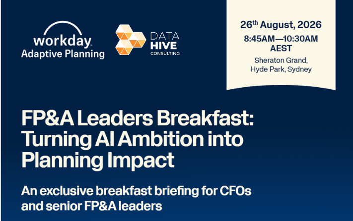 Sydney FP&amp;A Leaders Breakfast: Turning AI Ambition into Planning Impact - an exclusive breakfast briefing for CFOs, Finance and FP&amp;A leaders