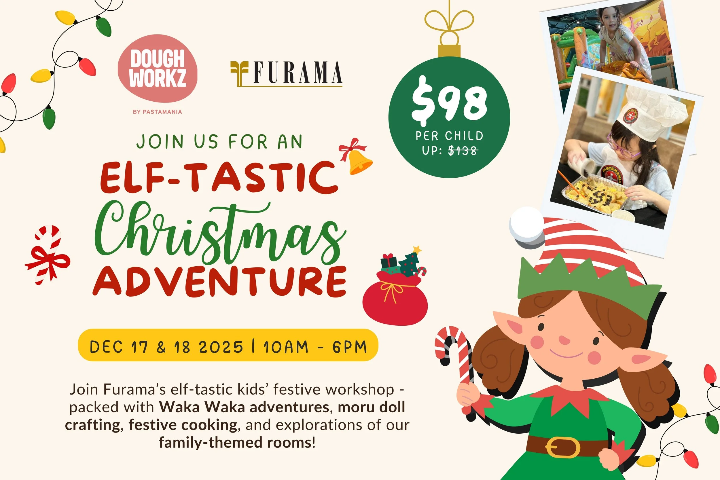 Doughworkz x Furama: ELF-TASTIC CHRISTMAS ADVENTURE