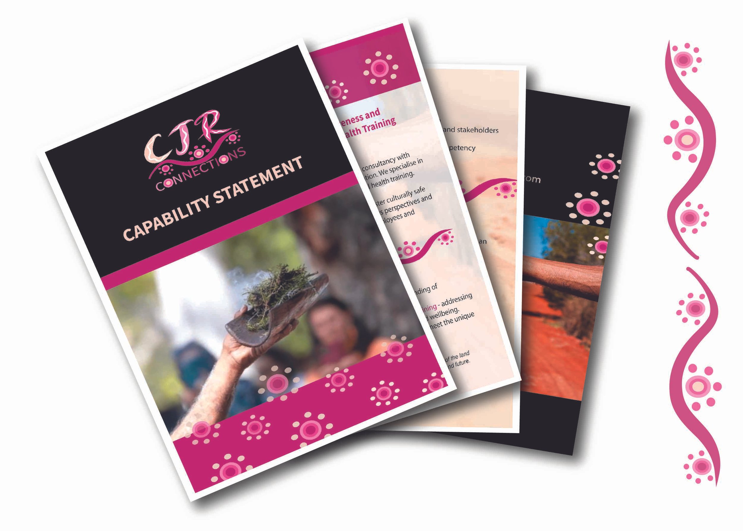 CONSULTANT - CJR Connections - CAPABILITY STATEMENT WRITING & DESIGN