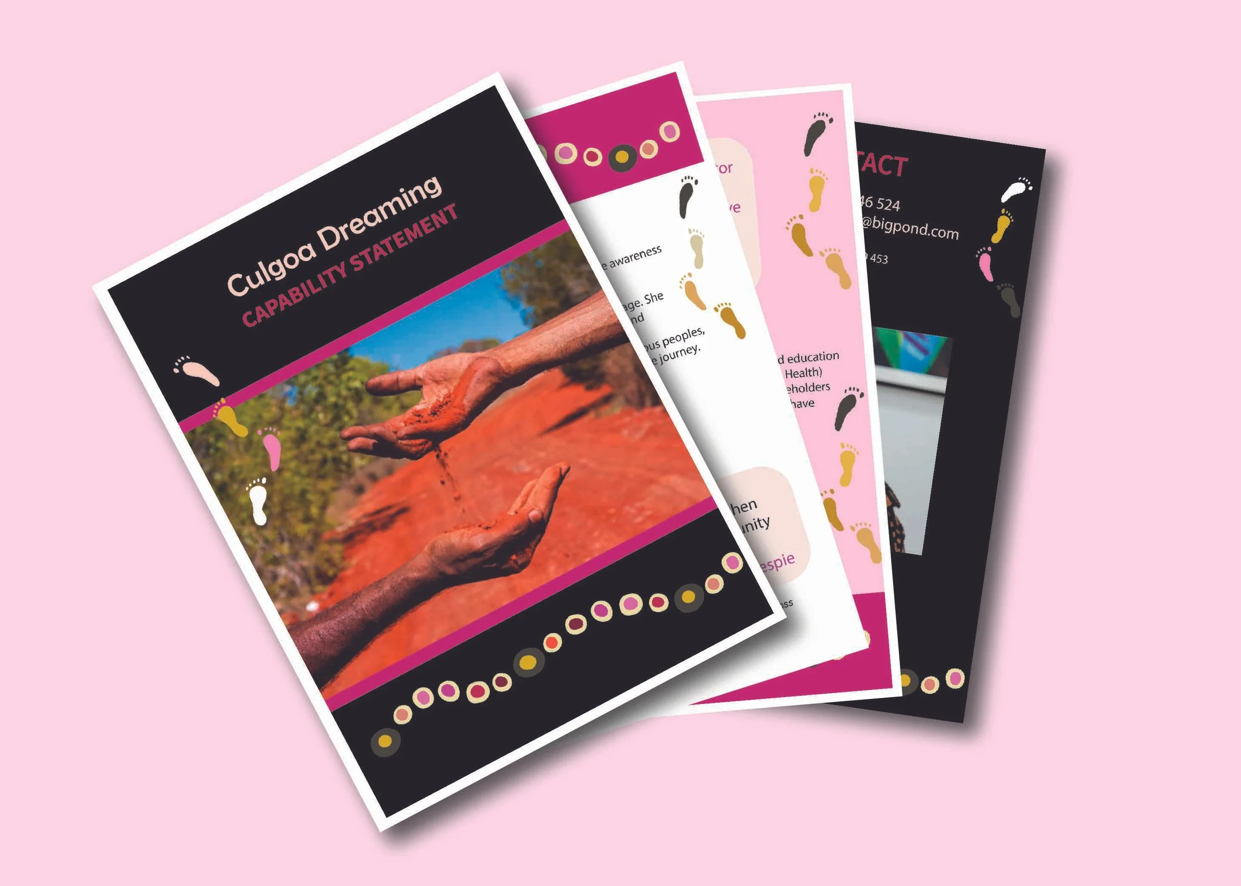 CONSULTANT - Culgoa Dreaming - CAPABILITY STATEMENT WRITING & DESIGN