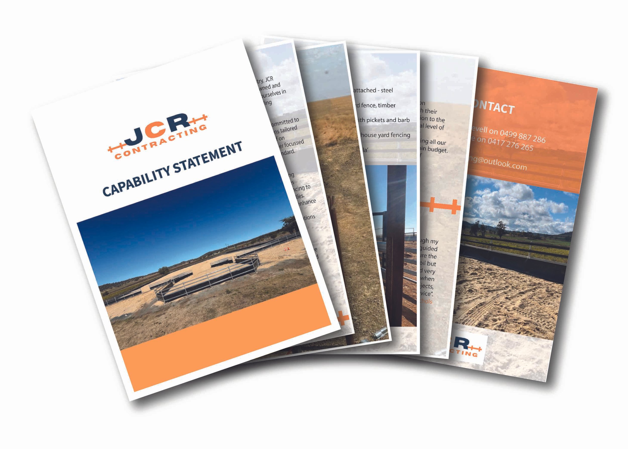 CONSTRUCTION  |  CAPABILITY STATEMENT WRITING & DESIGN  |  JCR Contracting