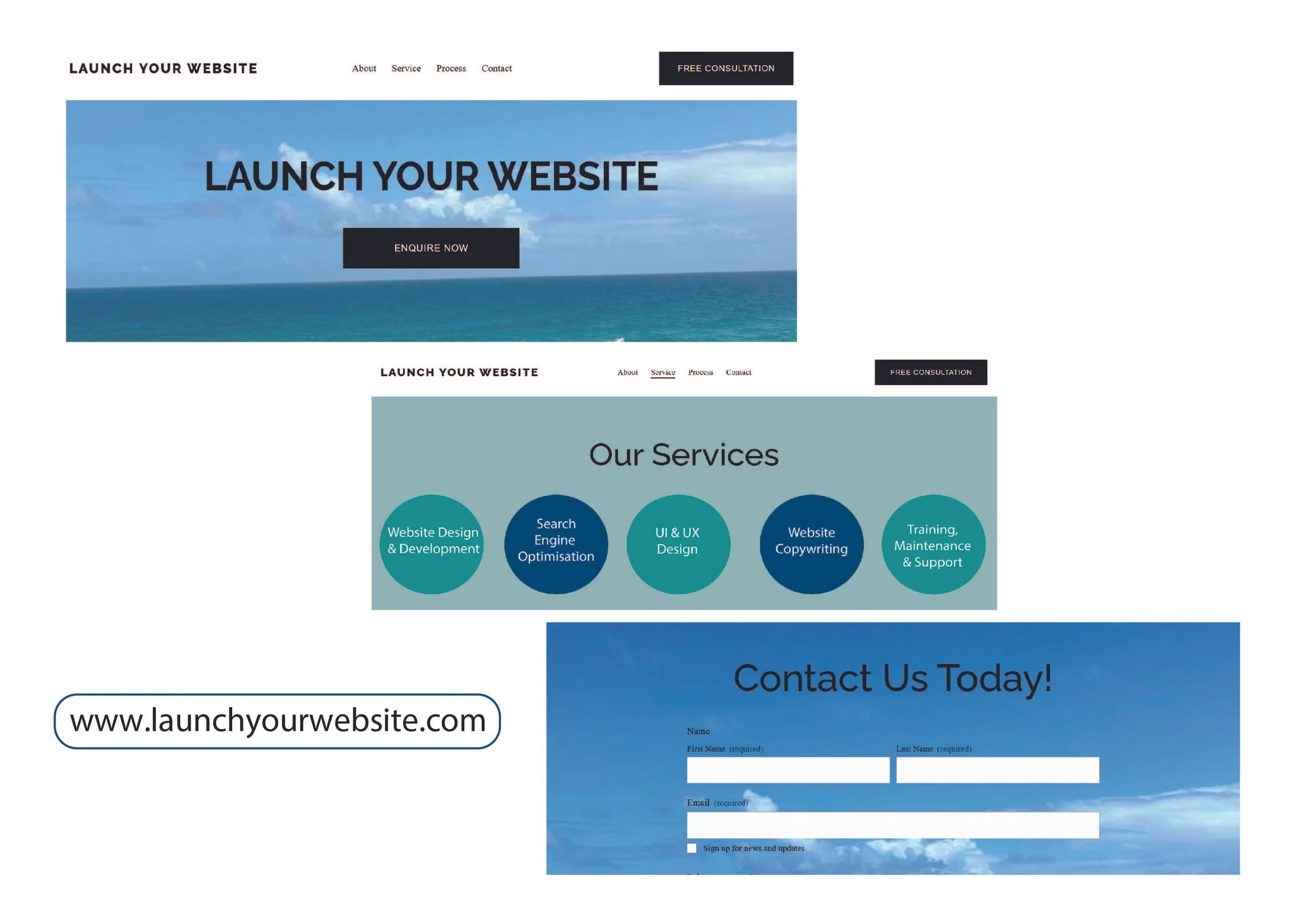 CONSULTANT - Launch Your Website - WEBSITE DEVELOPMENT, DESIGN & TRAINING