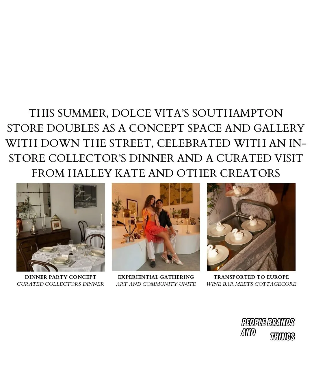 Co-hosted by @dolcevita and @downthestreetny, The Collectors Dinner celebrated the bran&rsquo;s Summer Art Series unfolding in Southampton. Inspired by nostalgic East Coast evenings and the charm of a European bistro, they gathered beneath curated ar