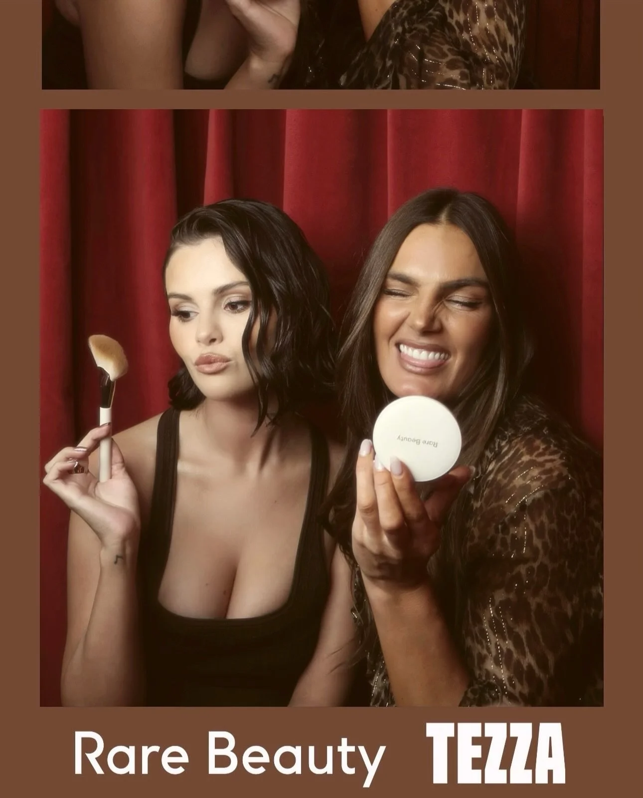 @tezza &amp; @rarebeauty teamed up to launch a limited edition preset in celebration of the launch of their new Warm Wishes Soft Matte Bronzer