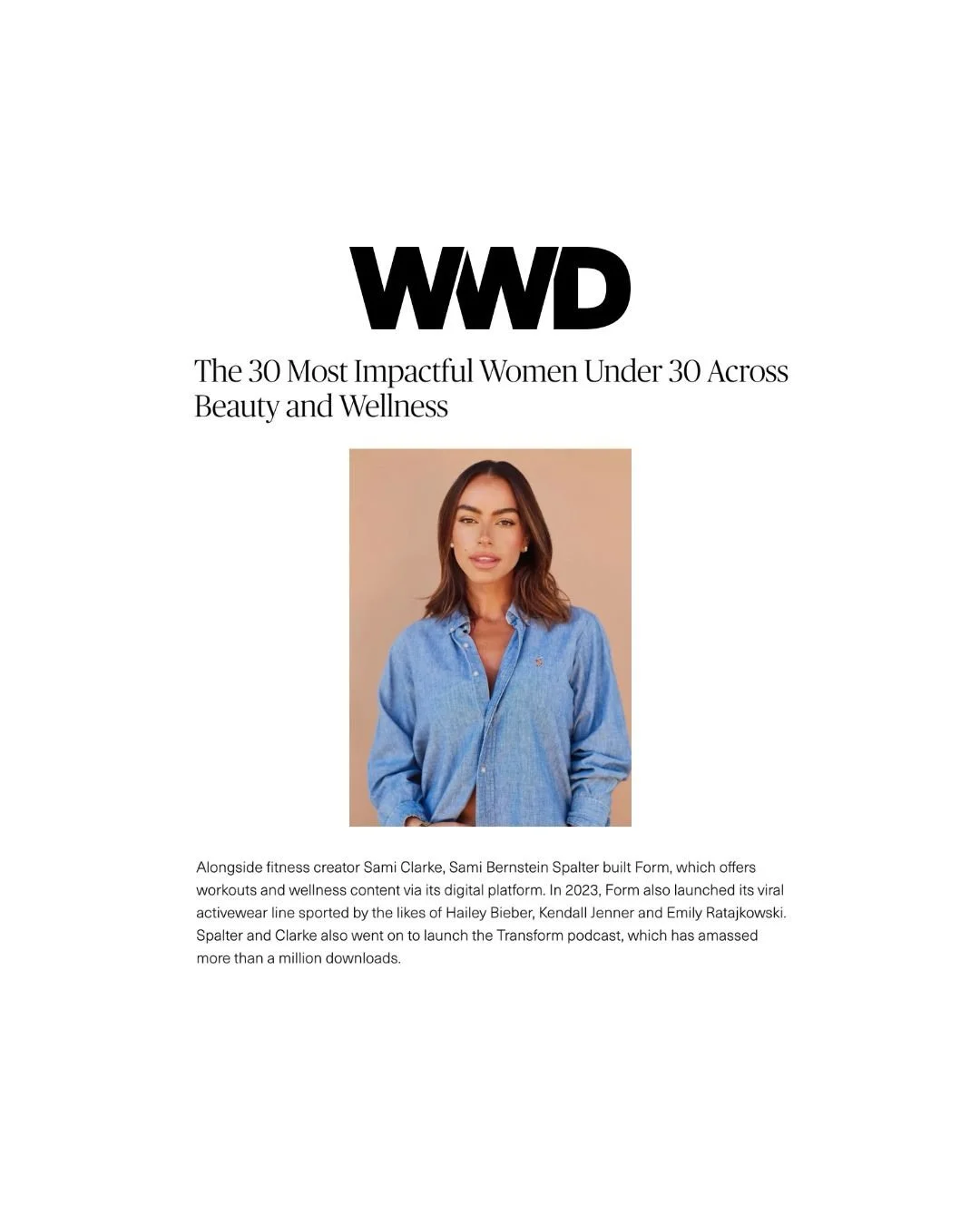 @samispalter @samiclarke @form @shopform @wwd @voguemagazine @forbes @graziausa_ @thezoereport @glossyco @bustle @popsugar @marieclairemag @whowhatwear @mindbodygreen @athletechnews