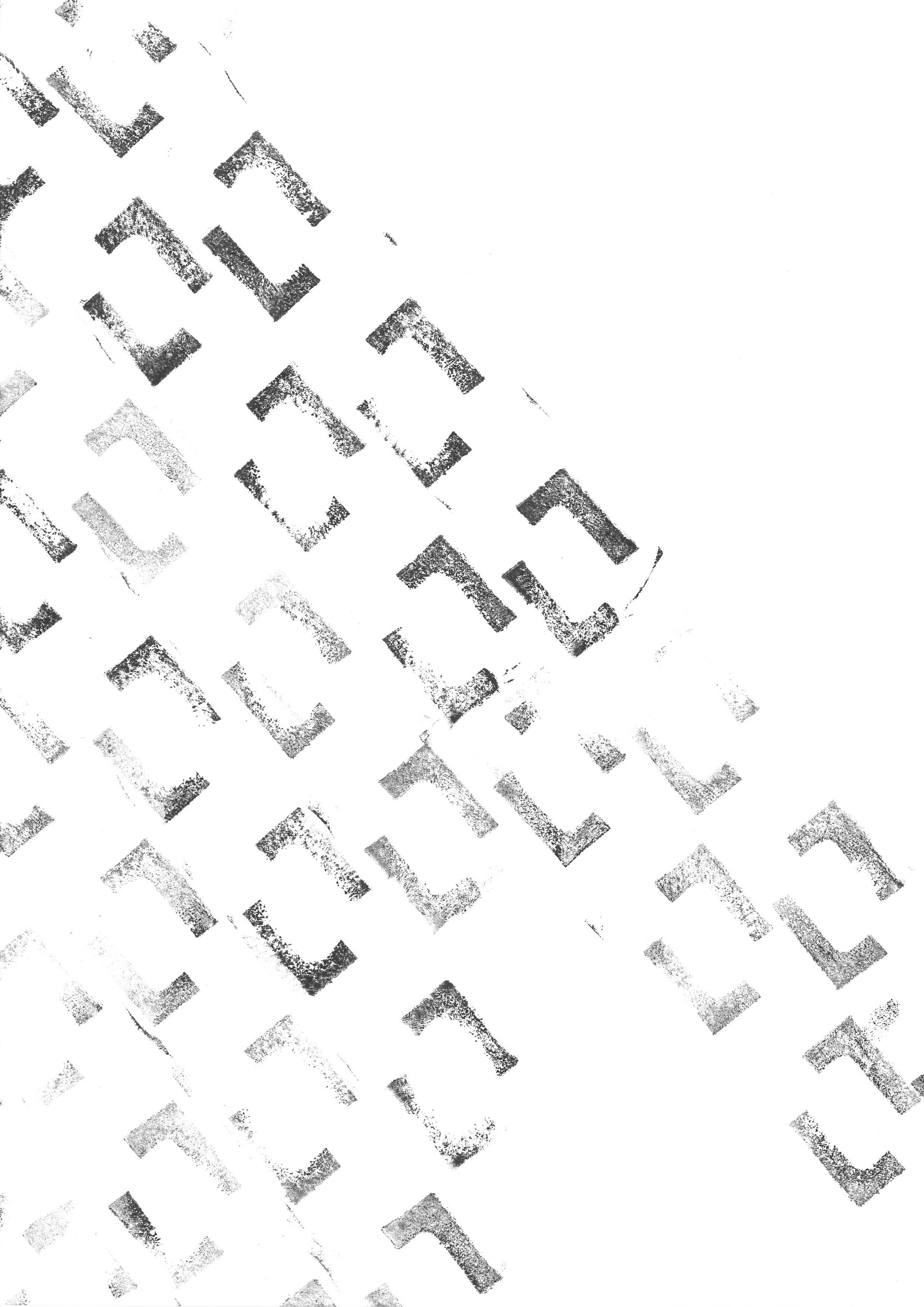 Mysterons 24, 2024  
Unique stamp print on paper    29,7 x 21 cm   Created at The Fondation CAB   Artist-in-residence, Brussels, B