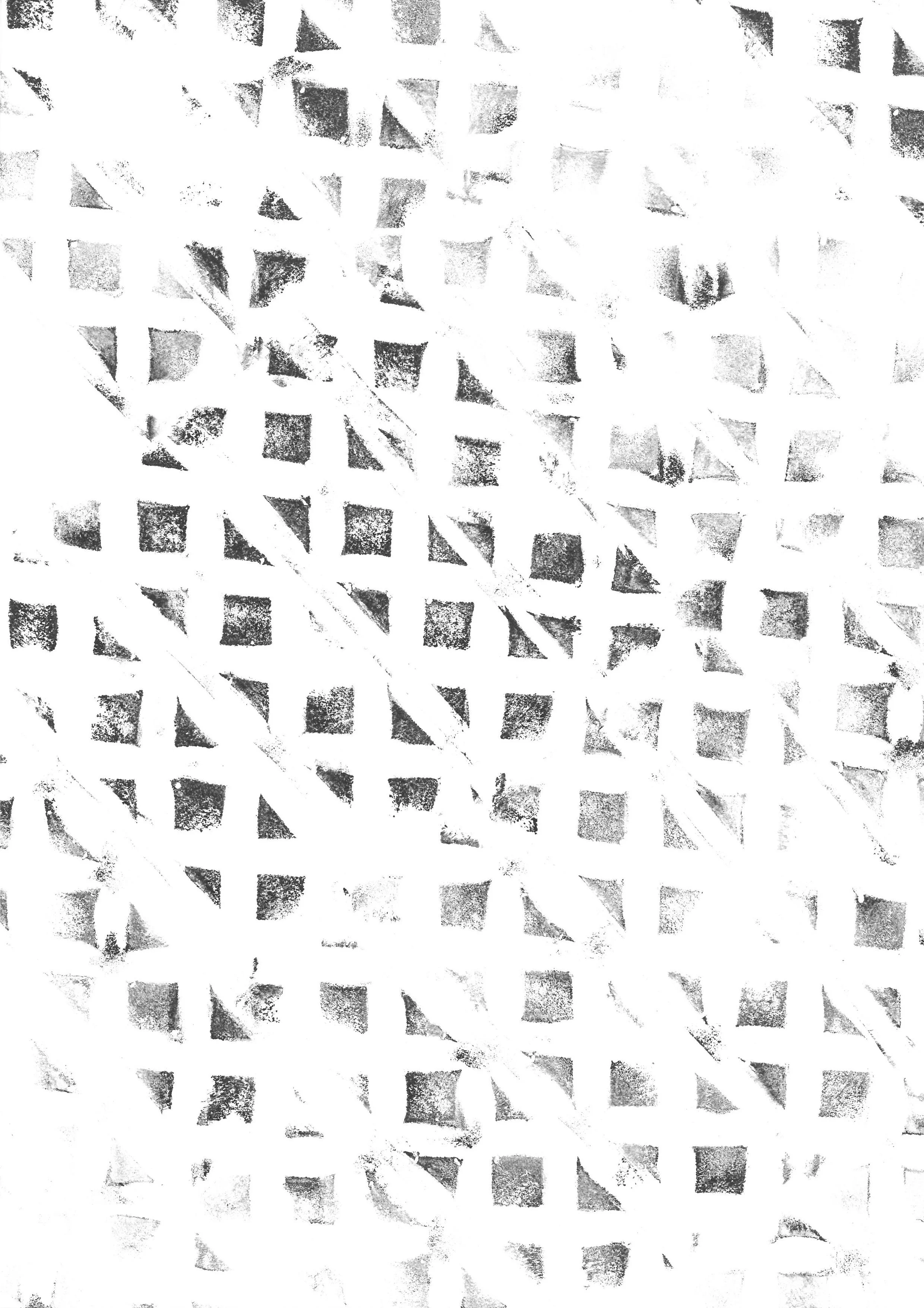 Mysterons 17, 2024  
Unique stamp print on paper    29,7 x 21 cm   Created at The Fondation CAB   Artist-in-residence, Brussels, B