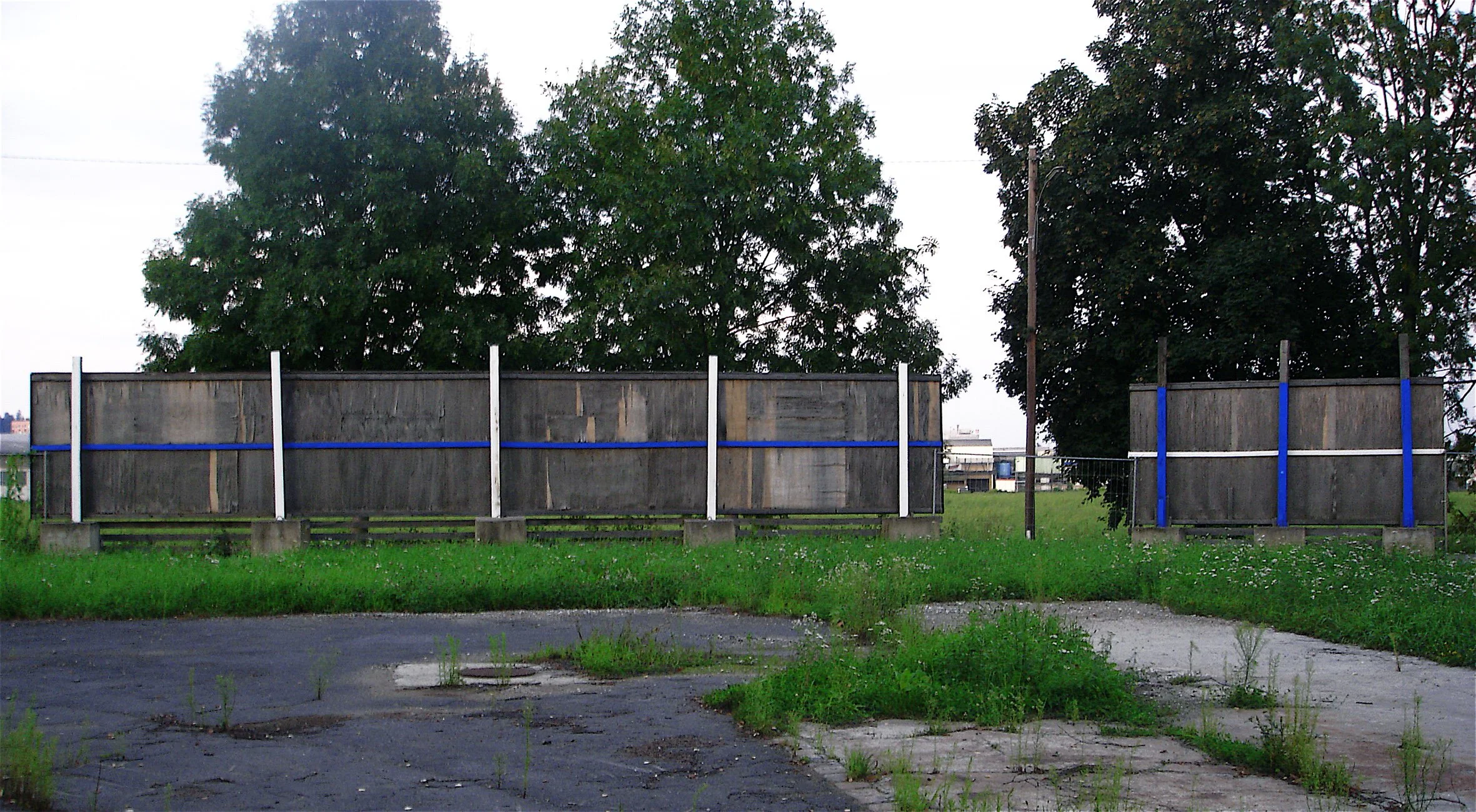 Where you end and I begin, 2005  
Acrylics  
Dimensions variable  
Reininghaus Quarter, Graz, A