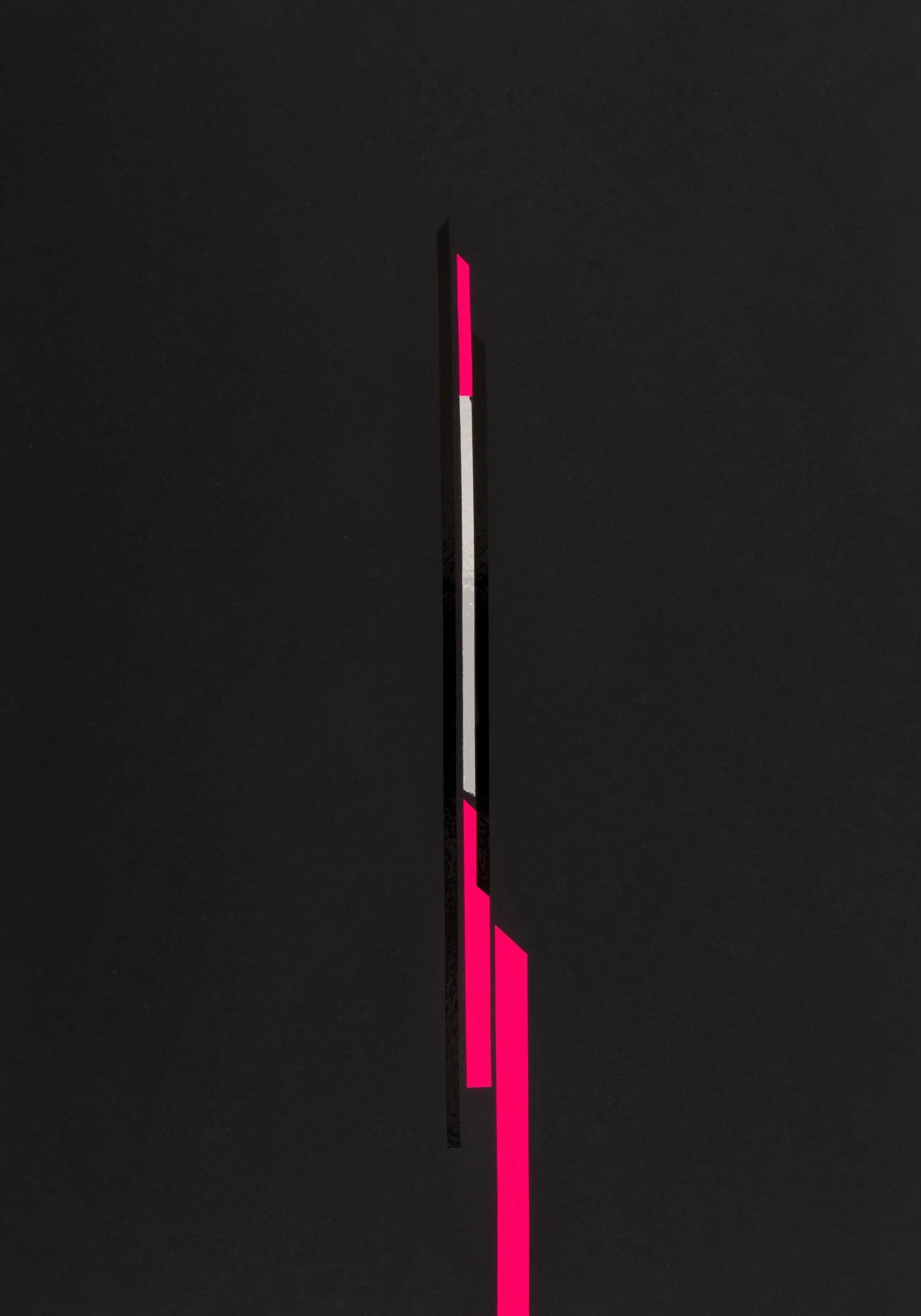 Transform (C7), 2018  
Adhesive foil on paper  
42 x 29.7 cm