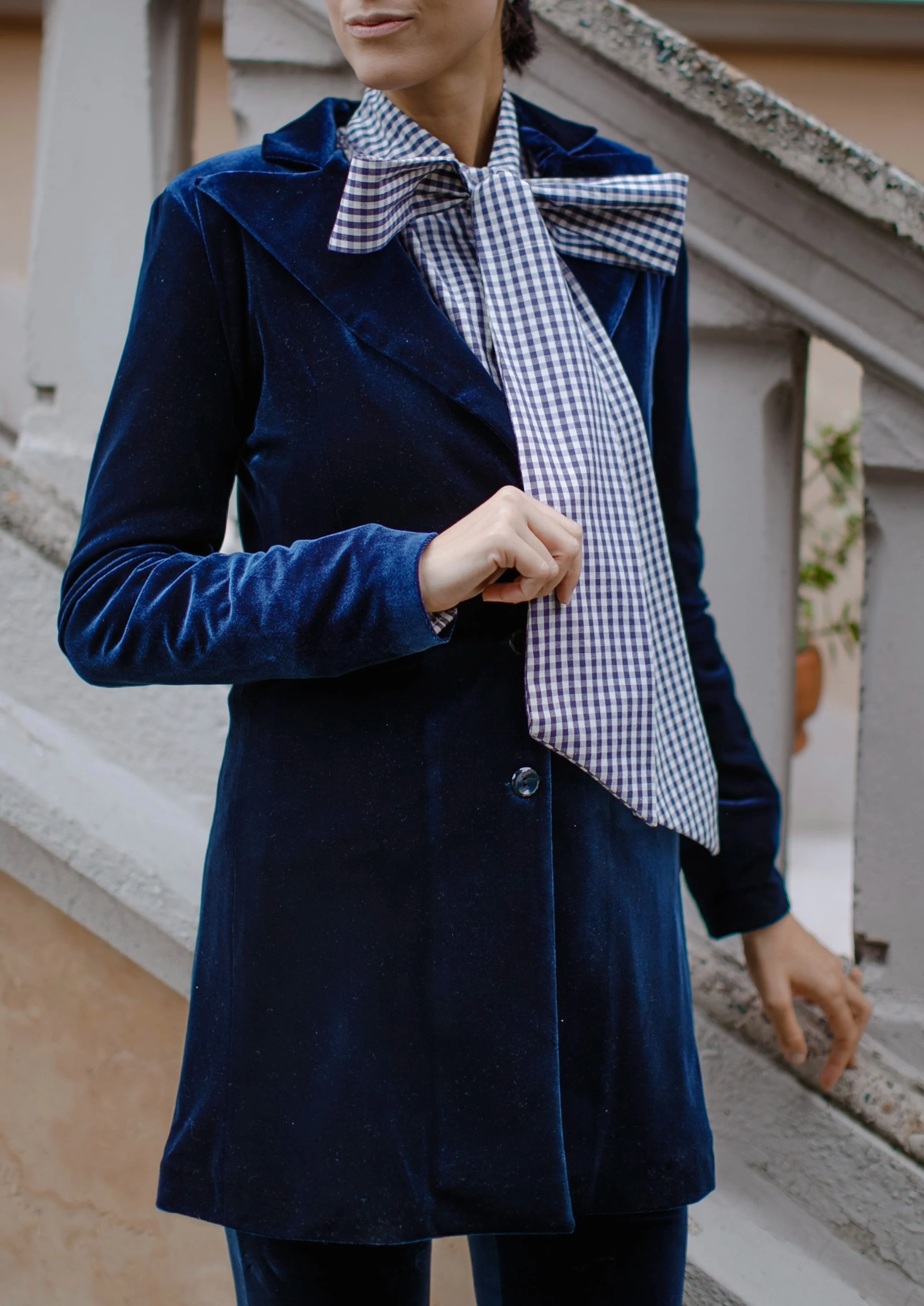 LA MAMMA BOW-TIE SHIRT — MRS. FRANCOISE