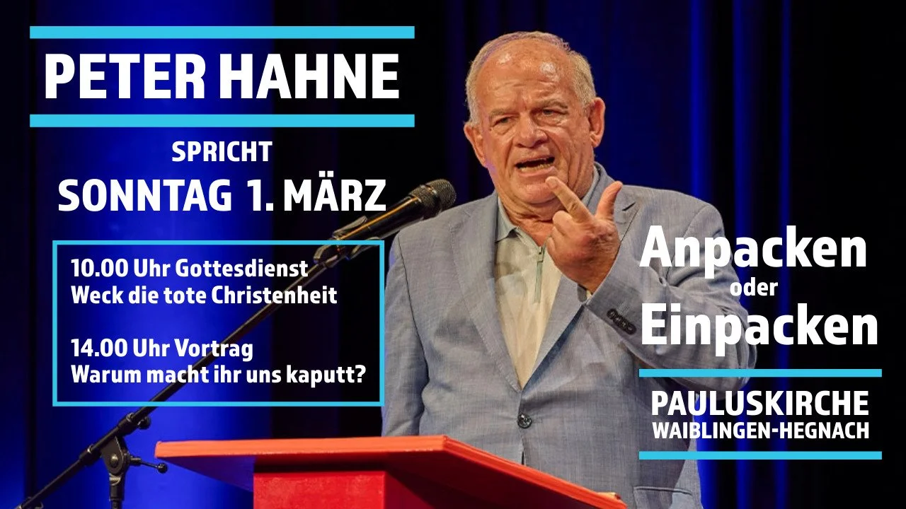 Weck die tote Christenheit - Peter Hahne