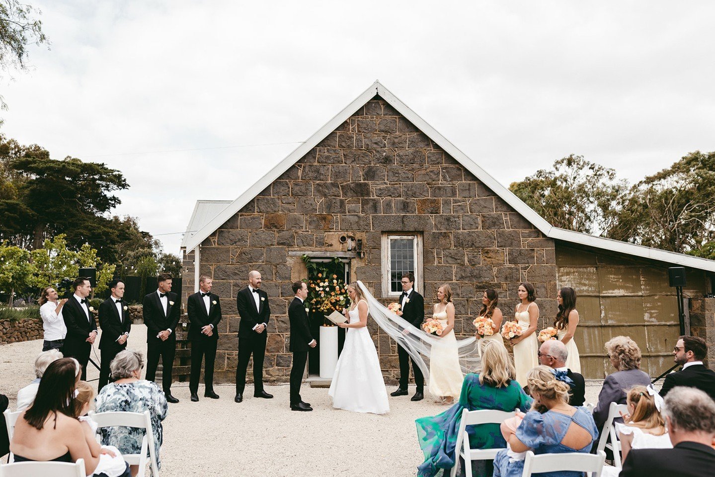 Elizabeth &amp; Andy 🤍

Vows hit different in this light. 

Photo: @megreadphotography
Video: @mountain_duck_weddings
Venue: @woolbrookhomestead
Flowers: @sophieholloway_flowers_gardens
Catering: @smithandcofoods
Celebrant: @lovejane_celebrant
Cerem