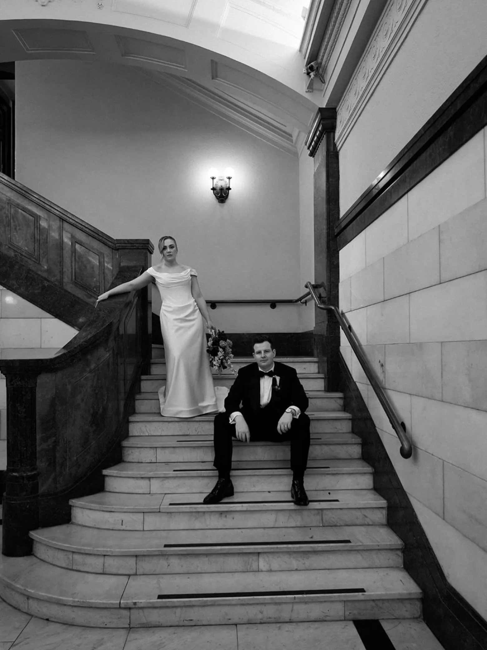 Iconic duos of Town Hall. Episode 1 - Olivia &amp; Matt 🤍

@weddingswithnick 
@birdefloraldesign