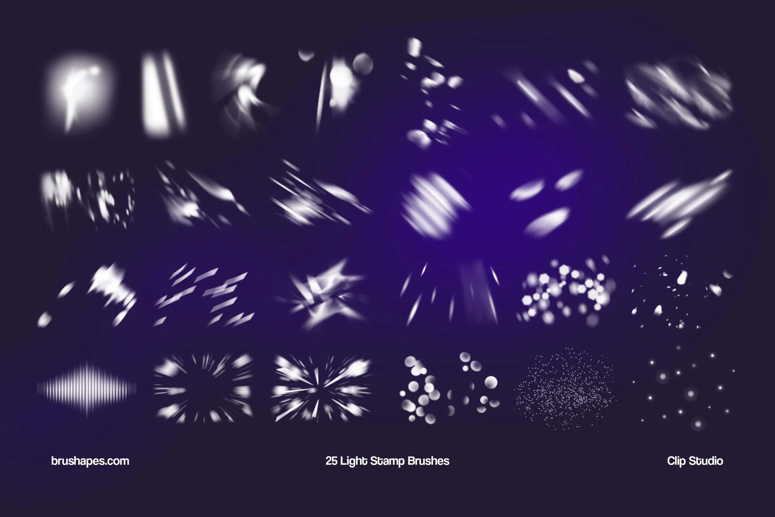 Light Leaks and Glow Clip Studio Brushes