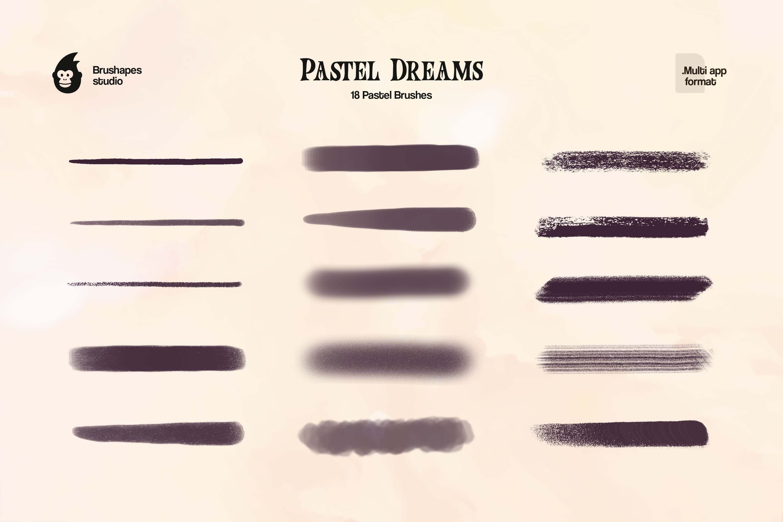 Multi App Pastel Dreams Brushes
