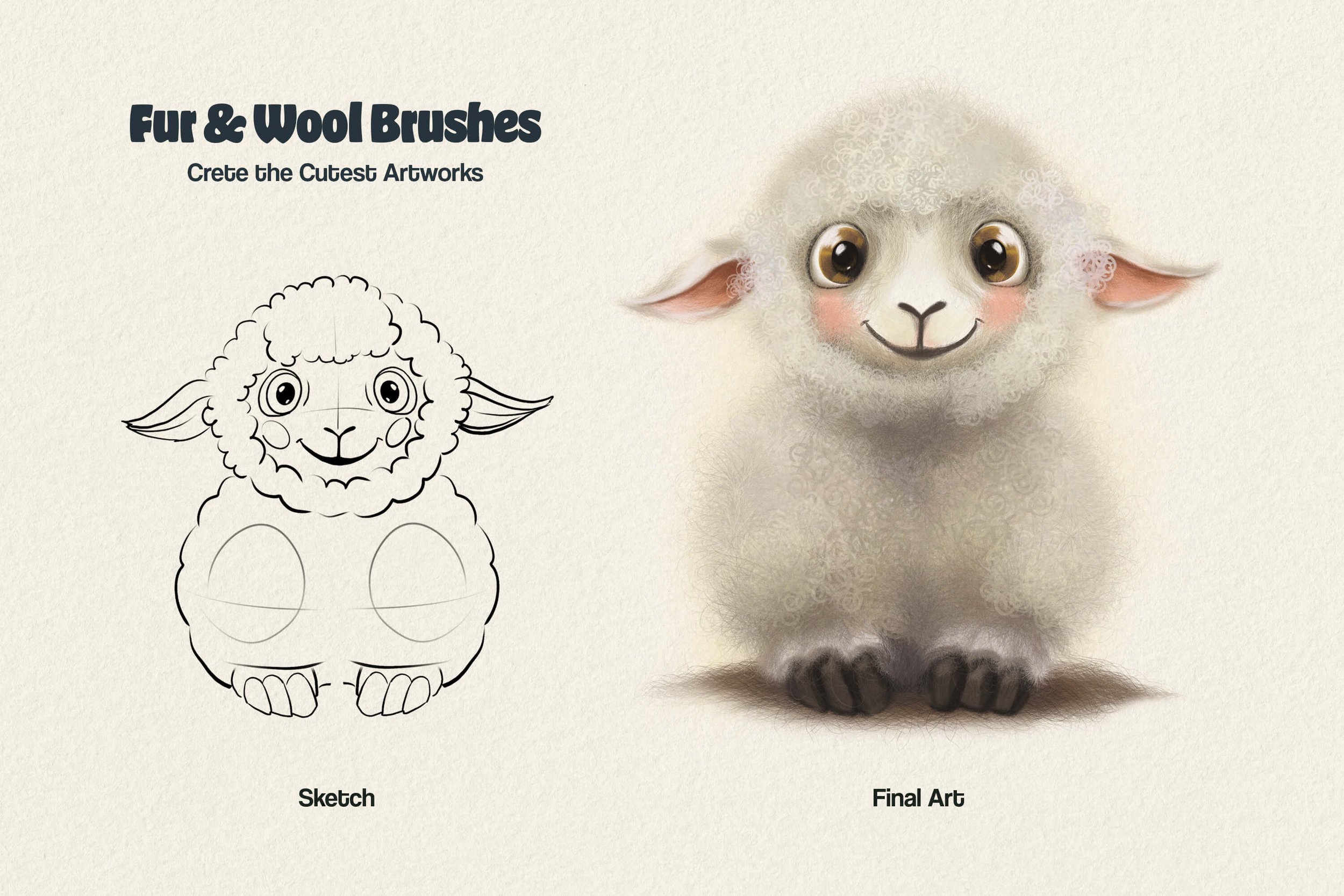 Fur Brushes for Procreate