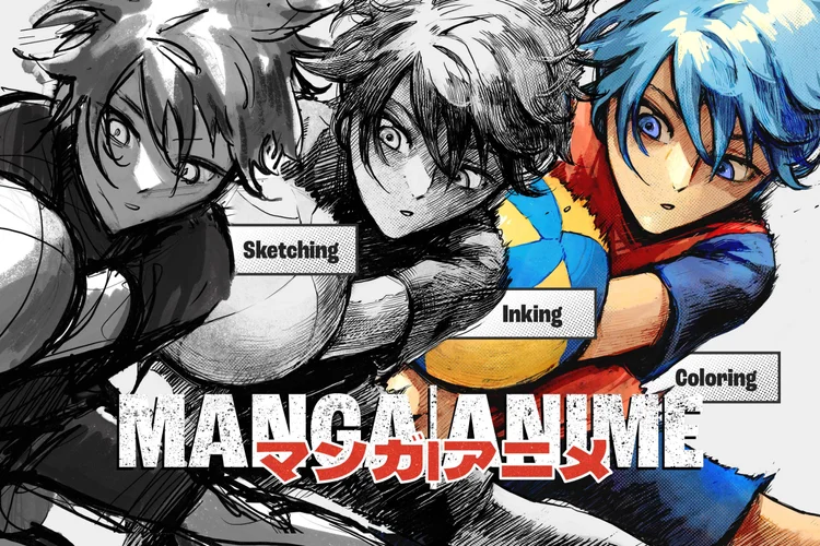 Manga Screentone Brushes for Clip Studio Paint — Brushapes Studio