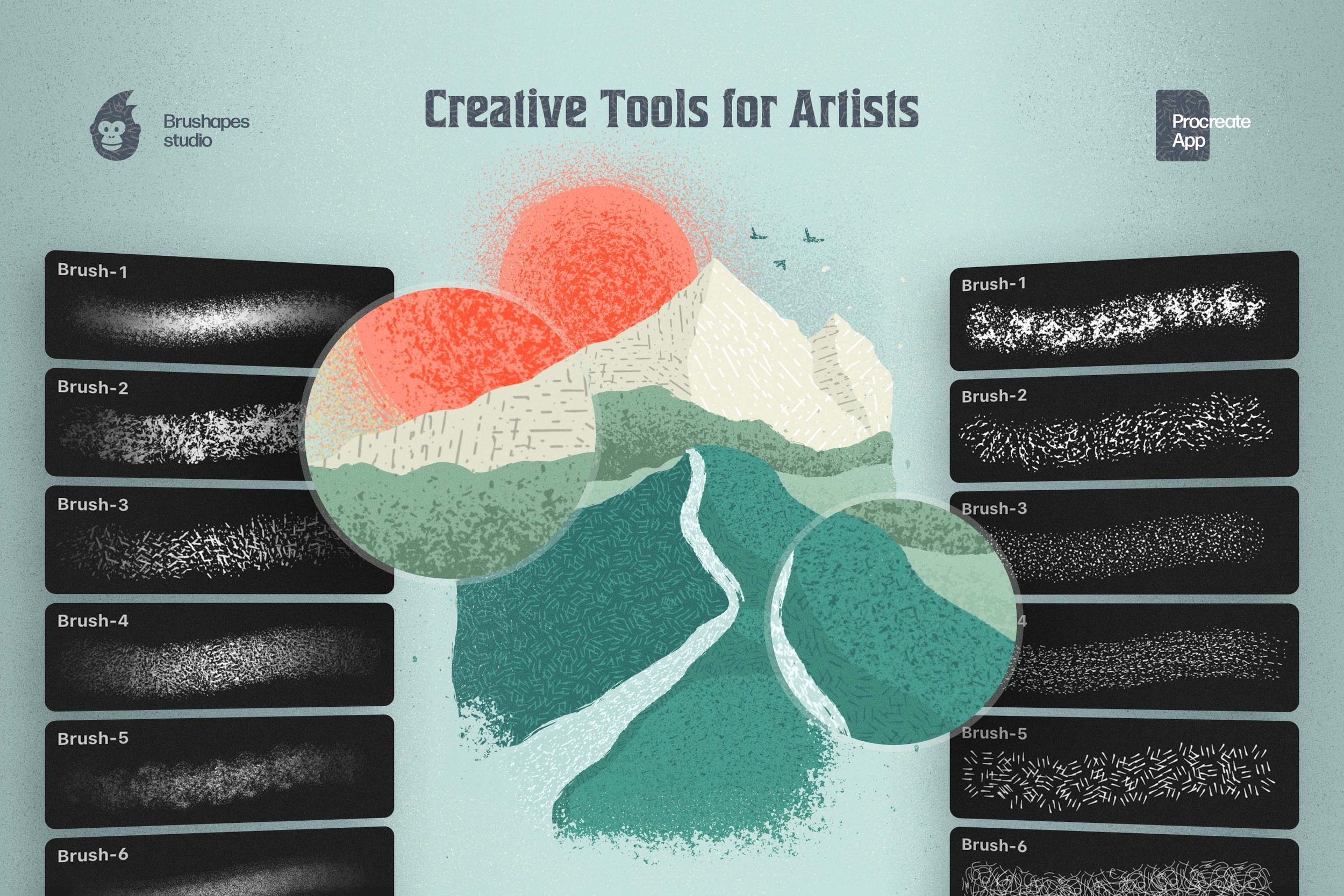 Complete Procreate Shader Brushes Bundle