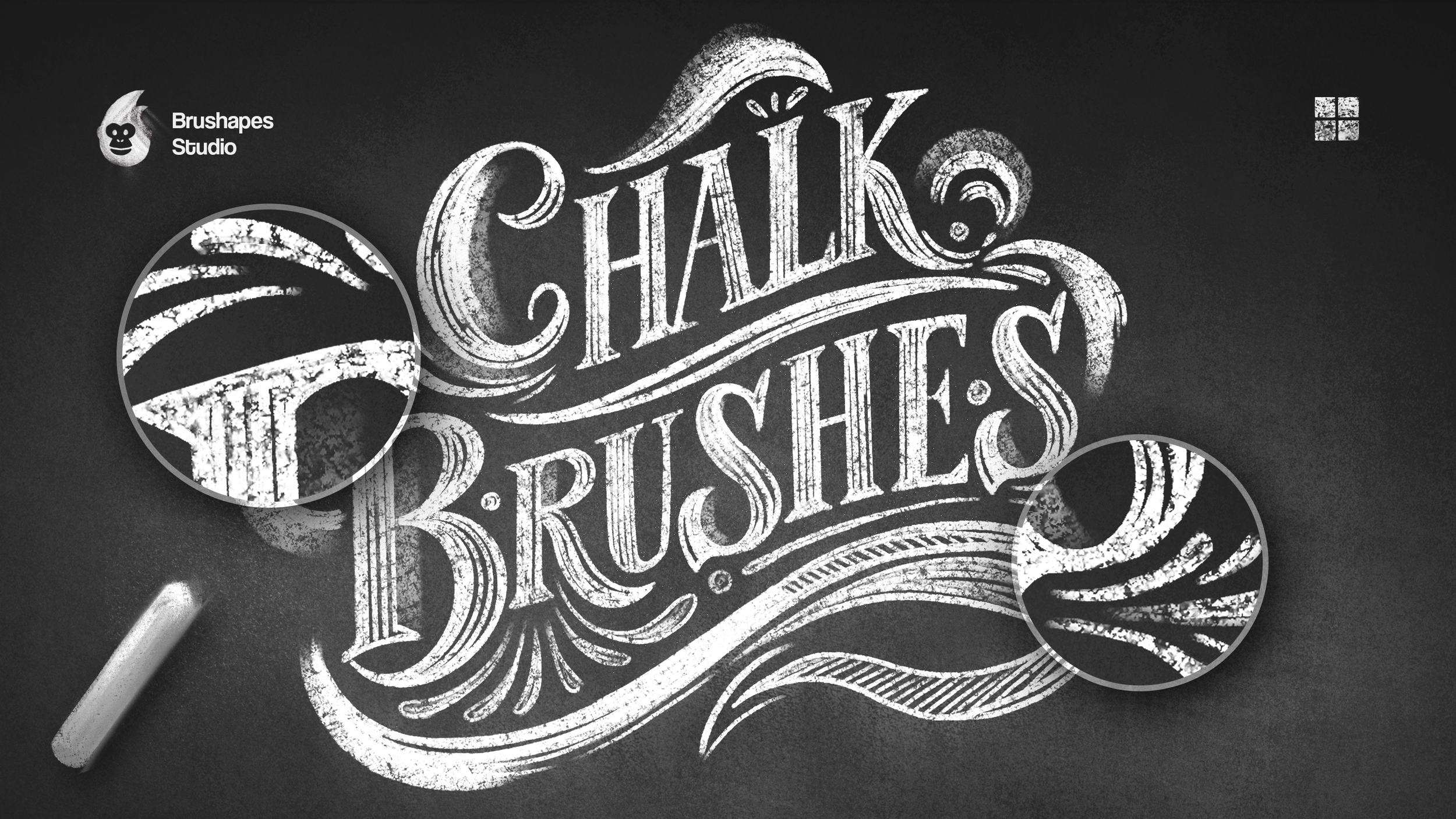 Midnight Chalk Brushes