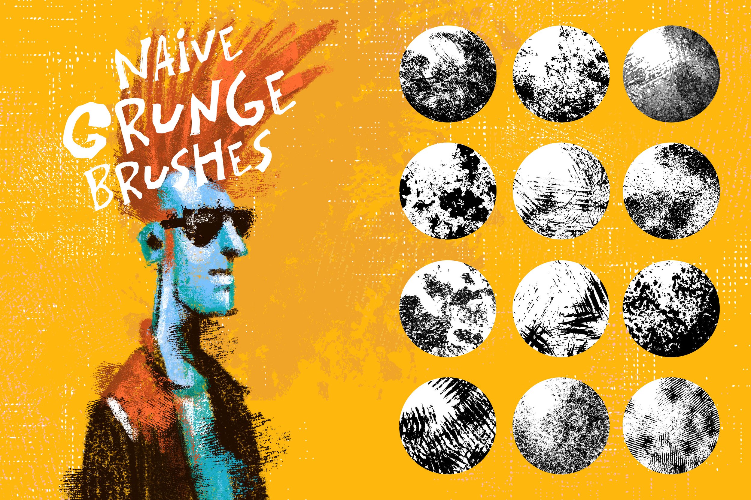 Naive Grunge Photoshop Brushes