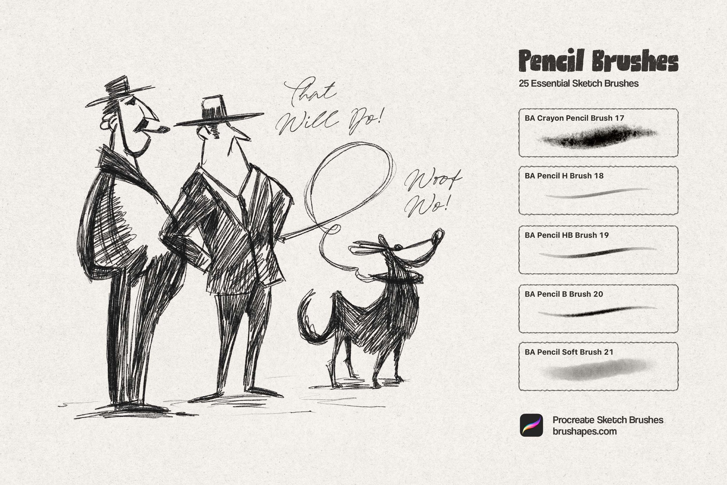 Everyday Sketch Procreate Brushes