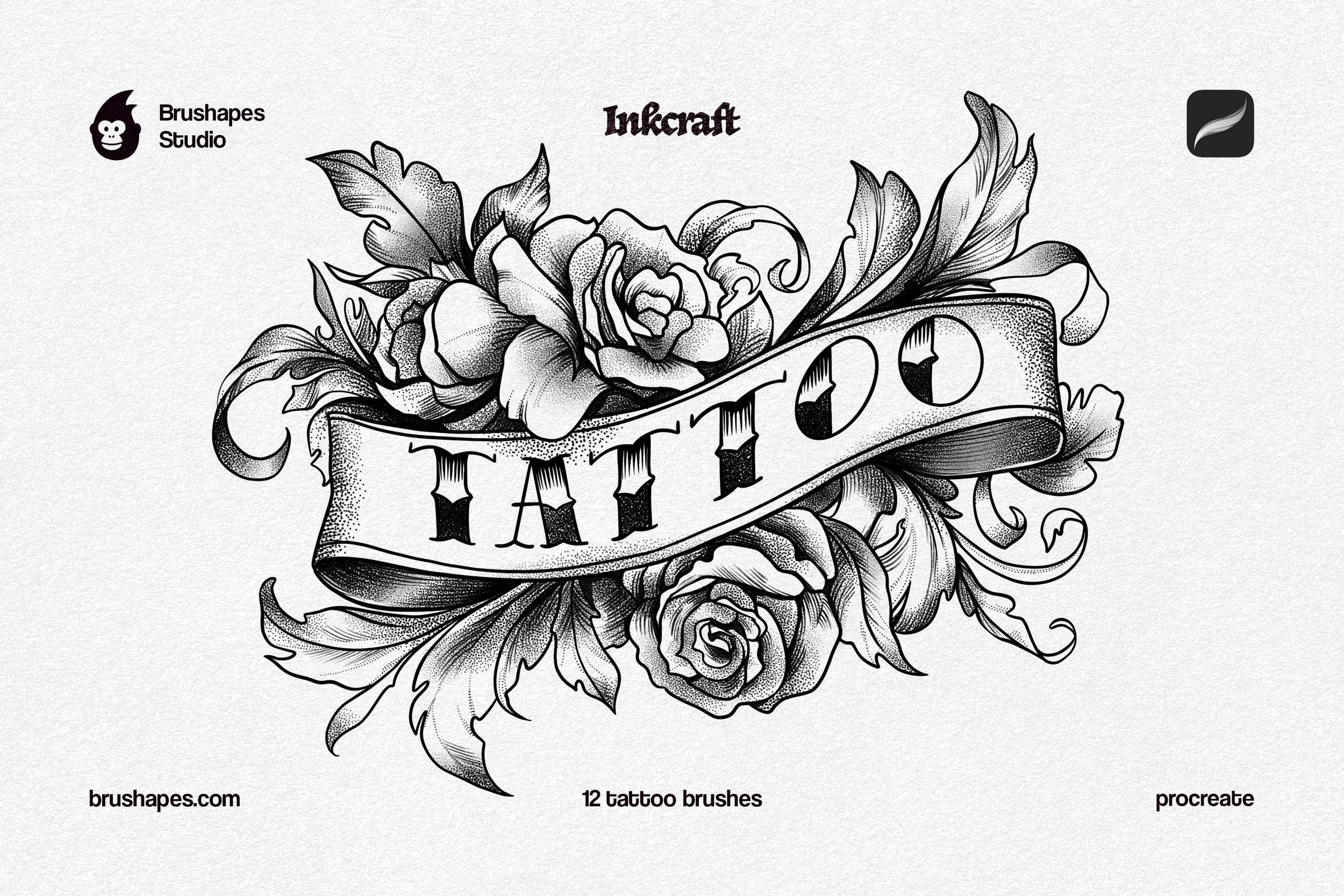 Procreate Tattoo Art Brushes