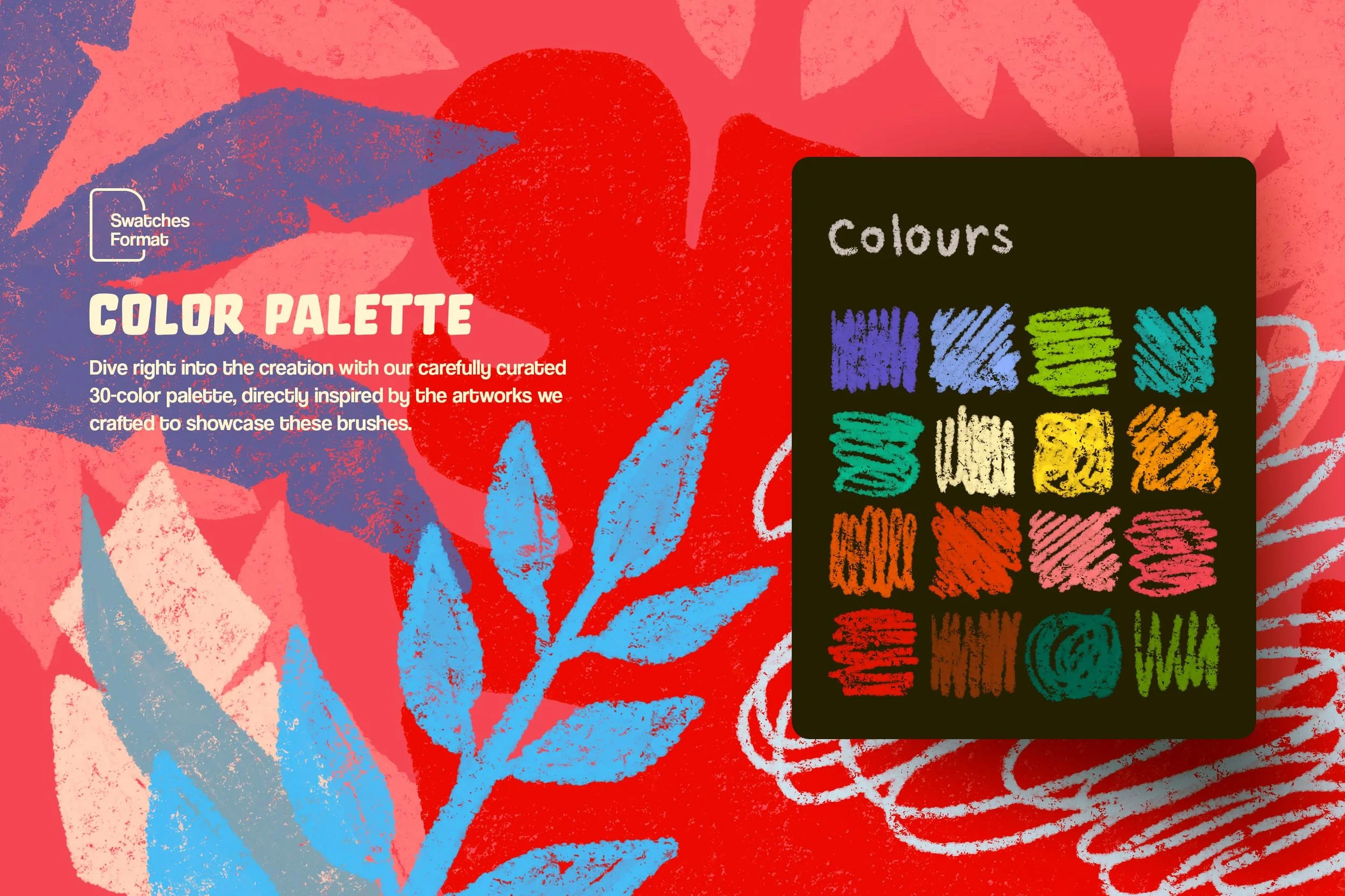 Joyful Crayon Clip Studio Brushes