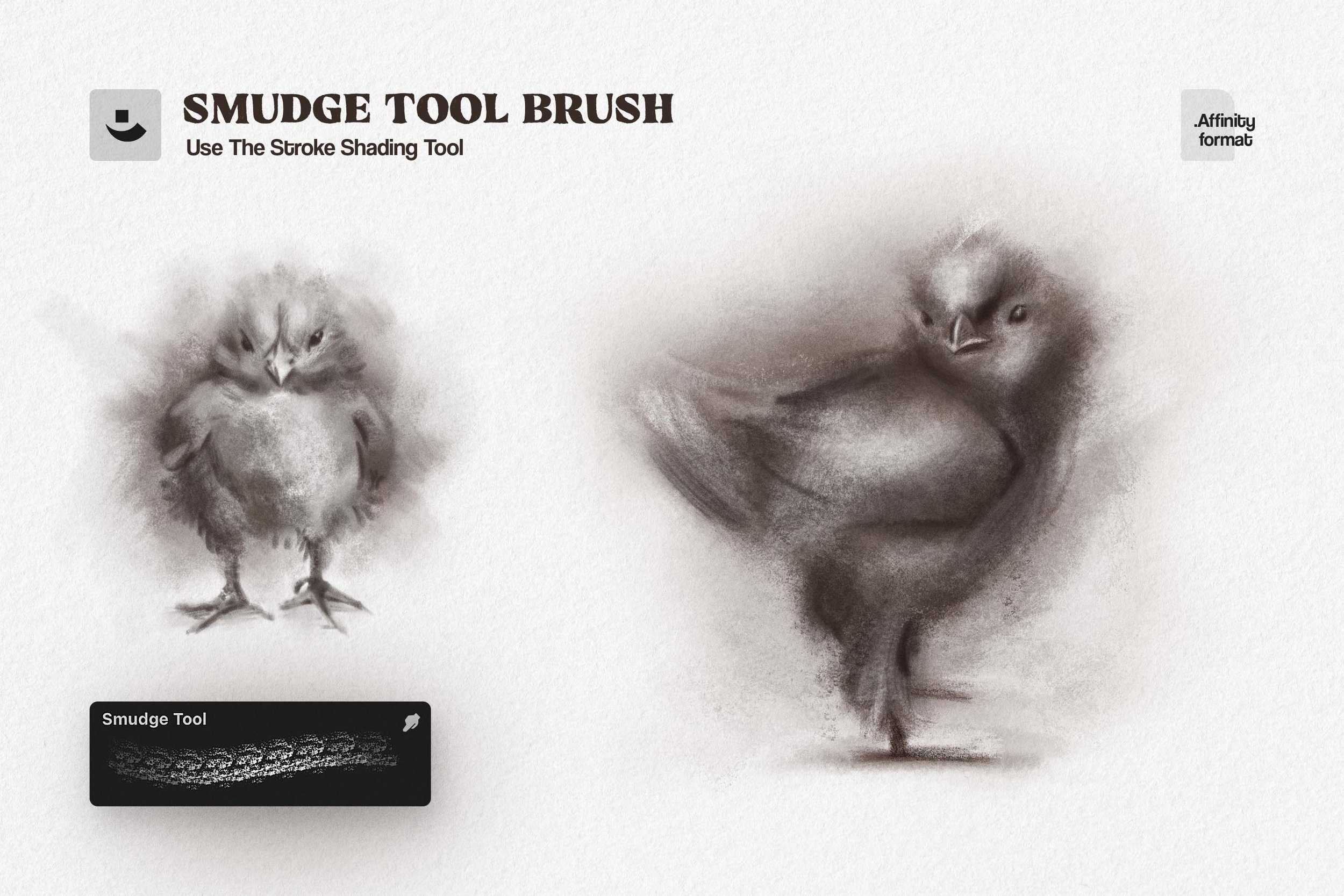 Charcoal Sketch Affinity Brushes
