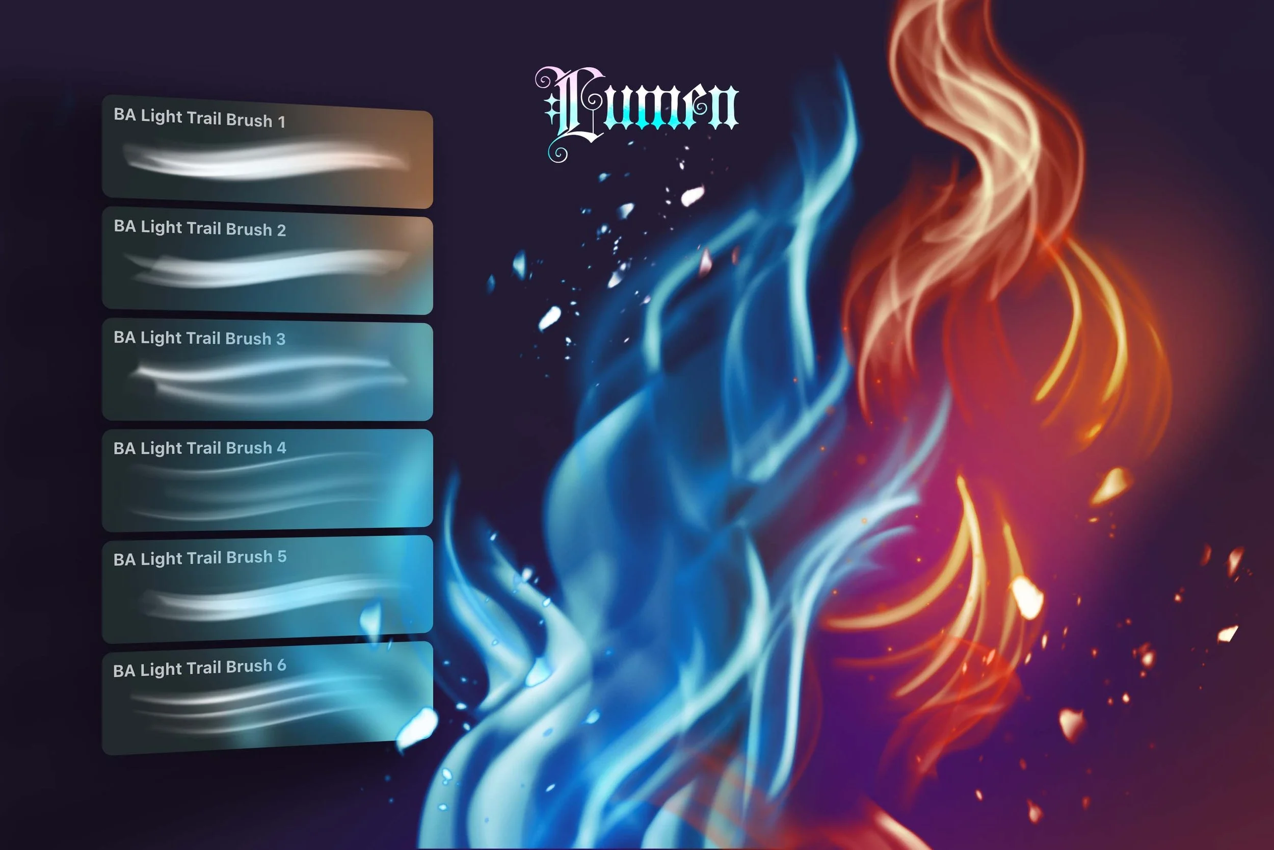 Light Leaks and Glow Photoshop Brushes