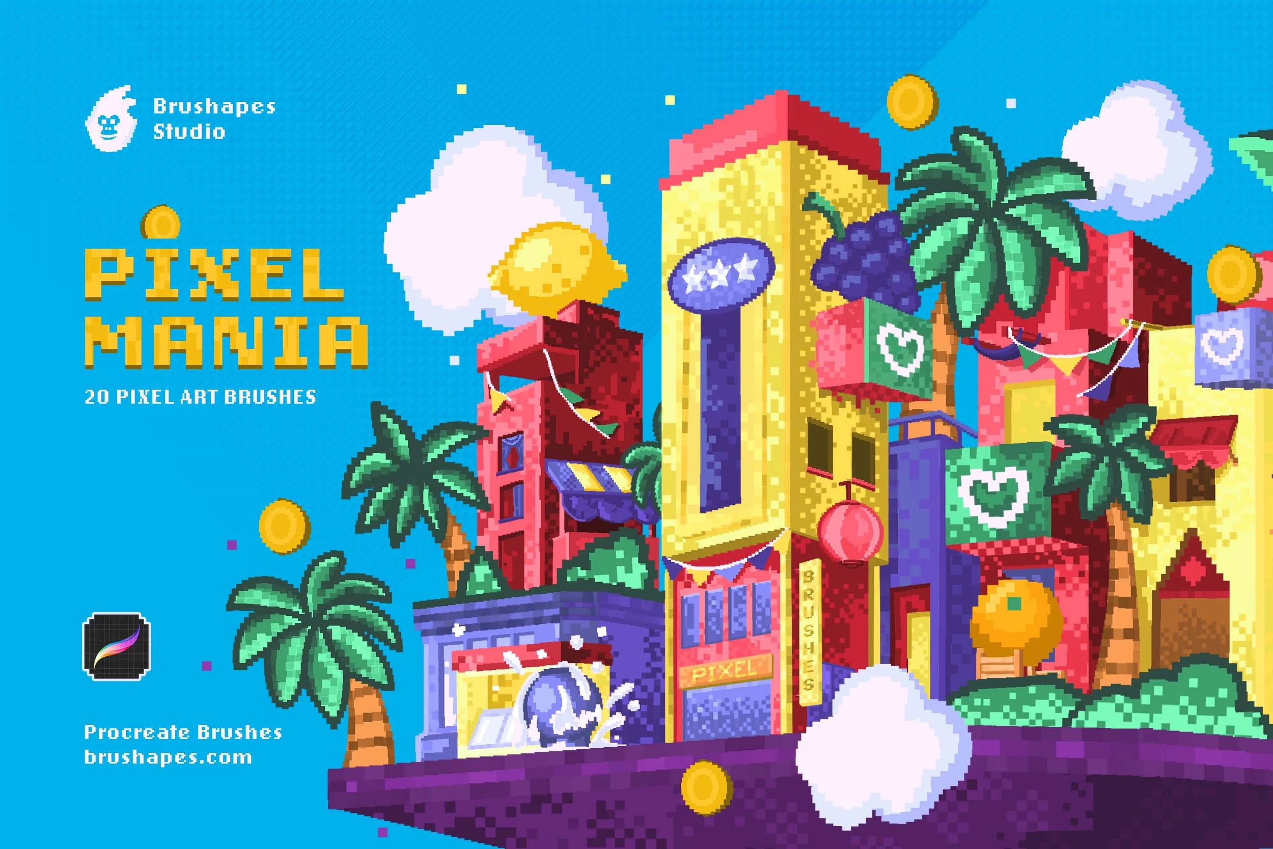 Pixel Procreate Brushes