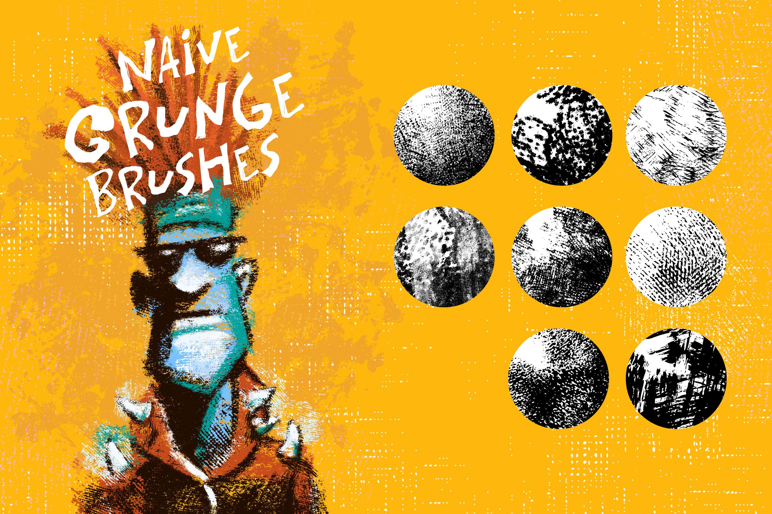 Naive Grunge Photoshop Brushes
