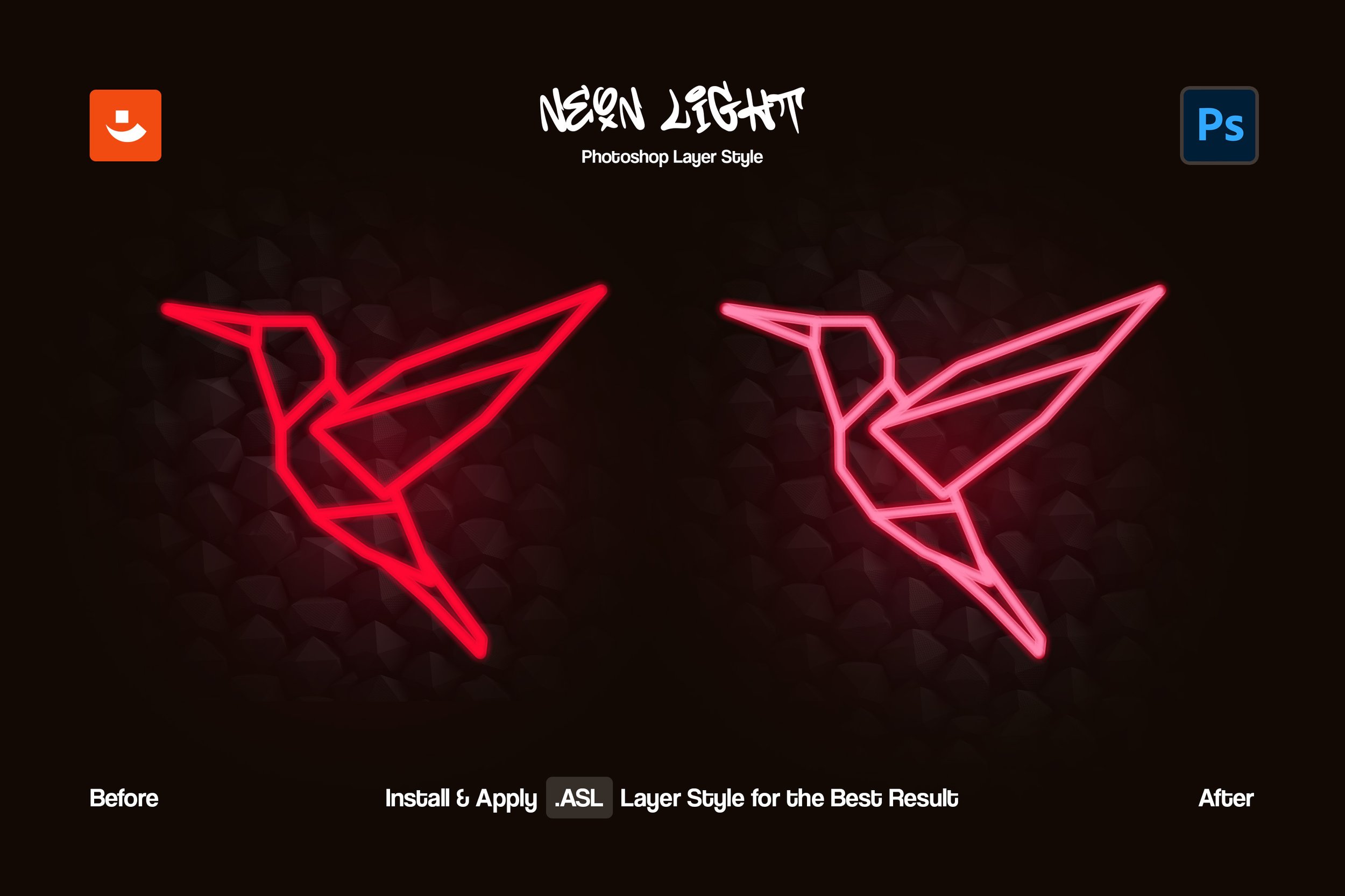 Neon Light Photoshop Brushes