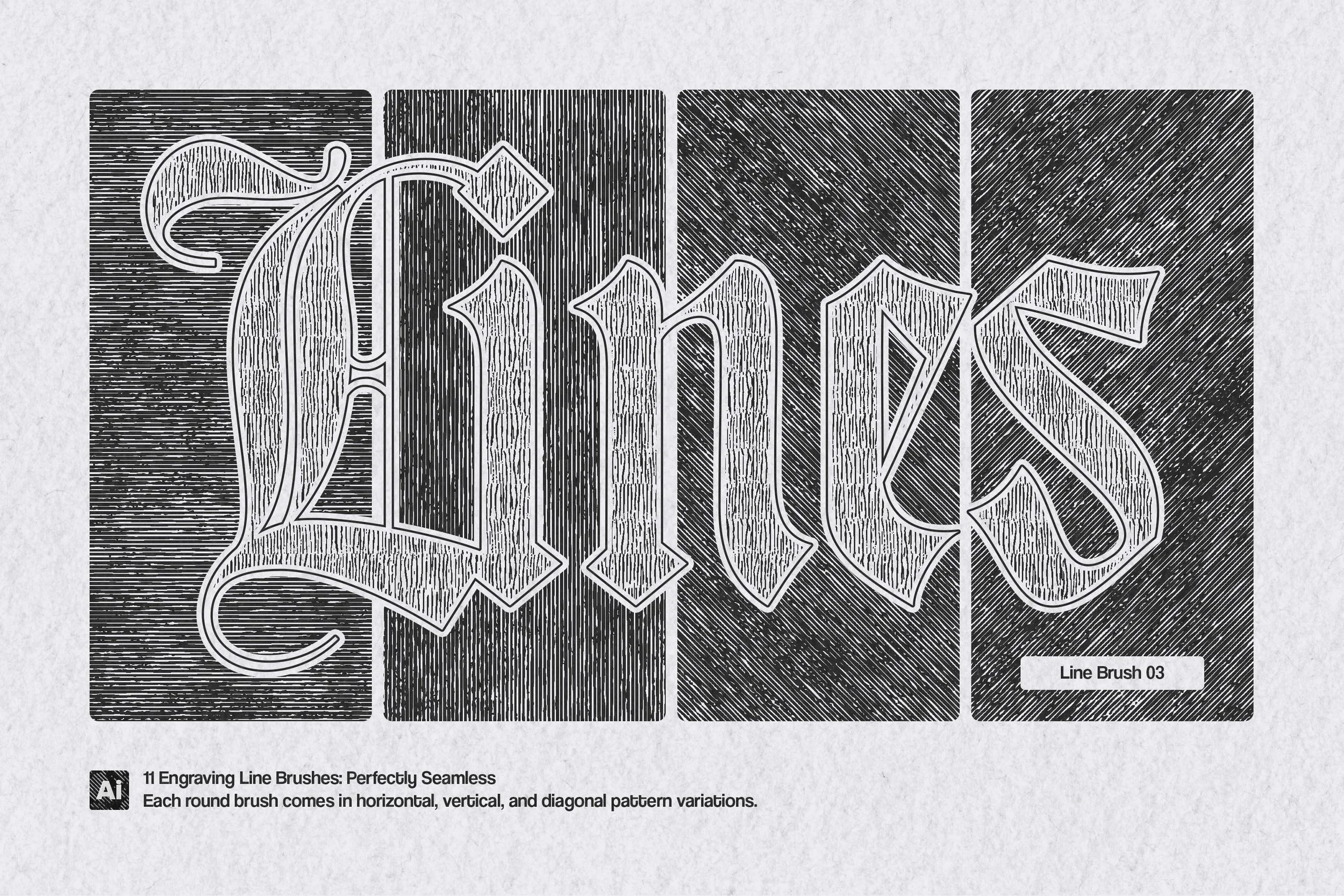 Timeless Engraving Illustrator Brushes