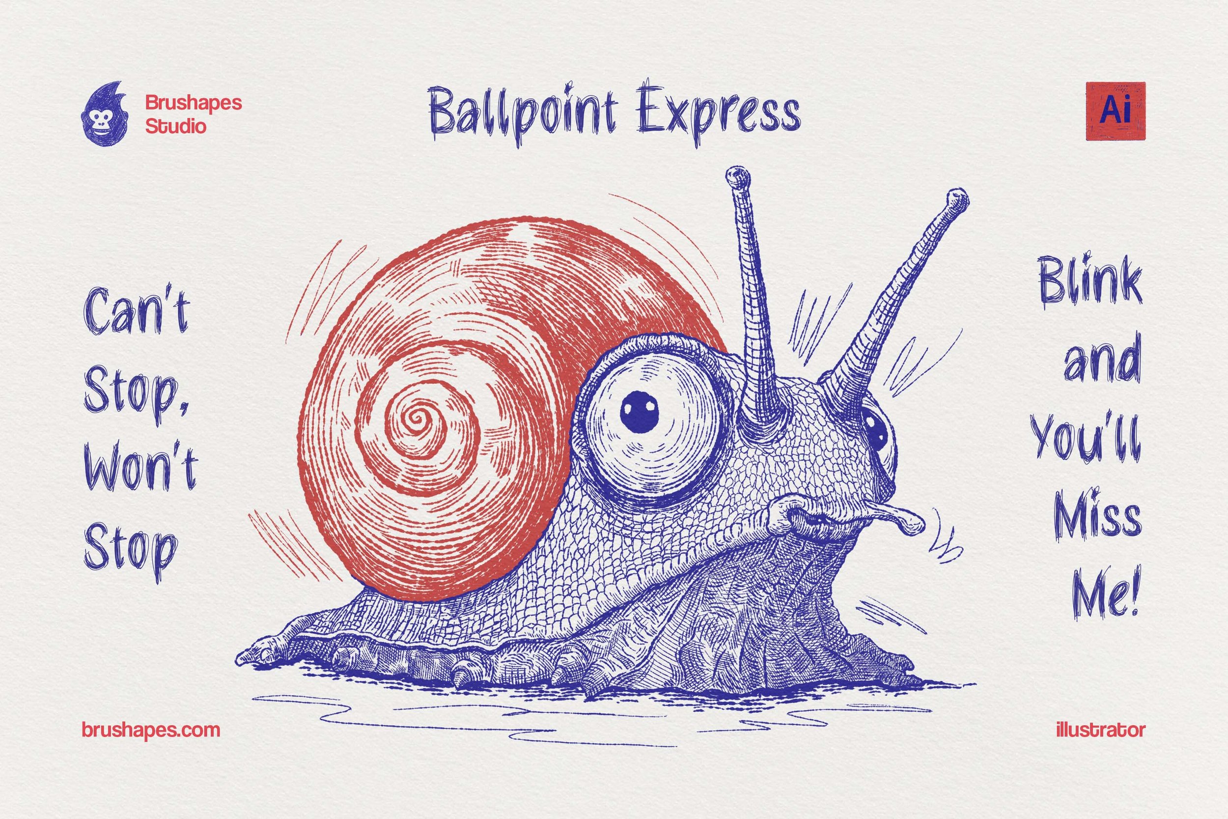 Illustrator Ballpoint Pen Brushes