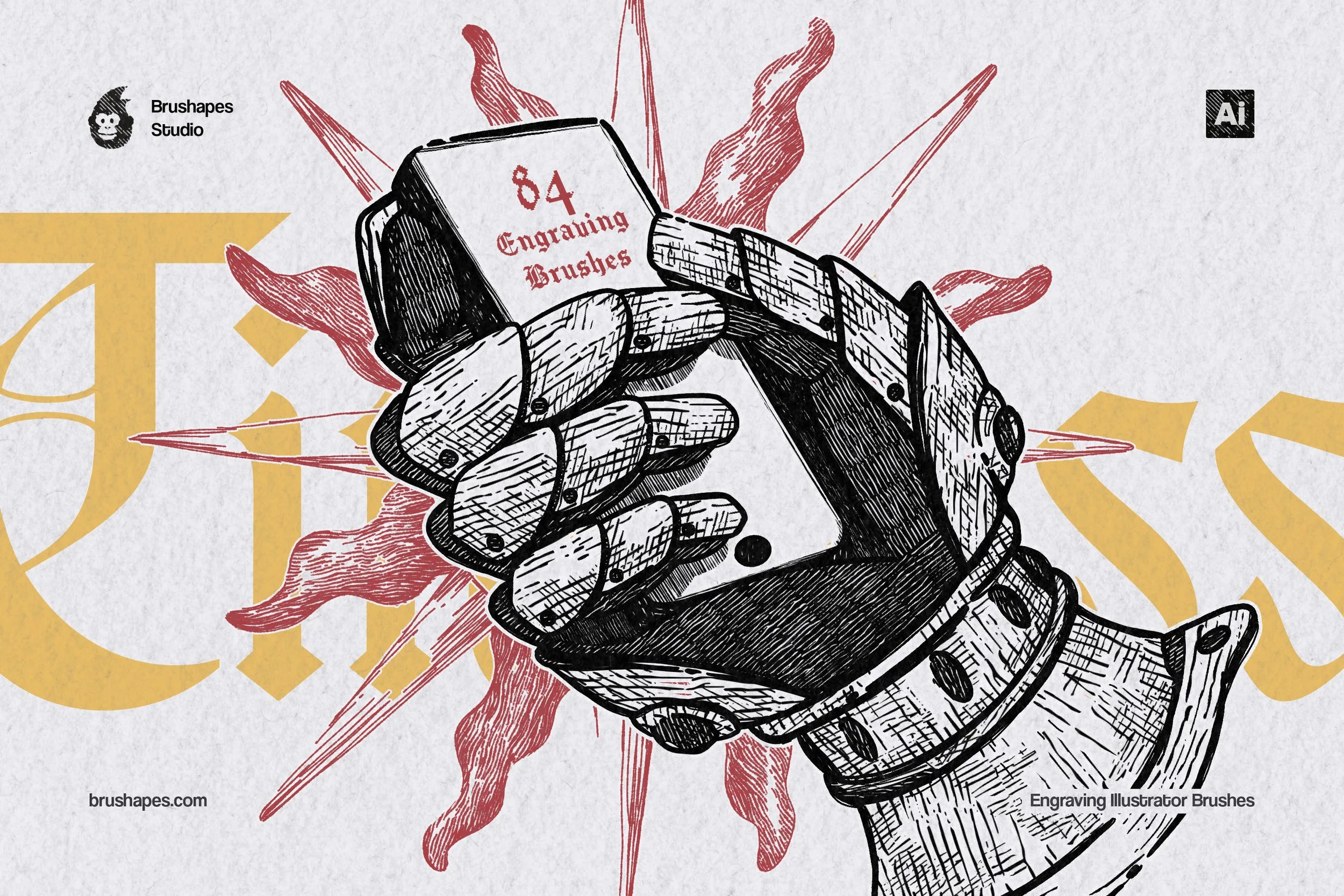 Timeless Engraving Illustrator Brushes