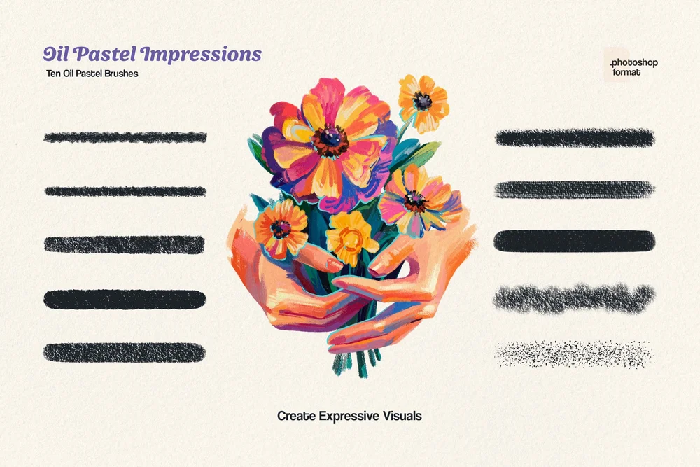 Texture DJ Brushes for Photoshop — Brushapes Studio