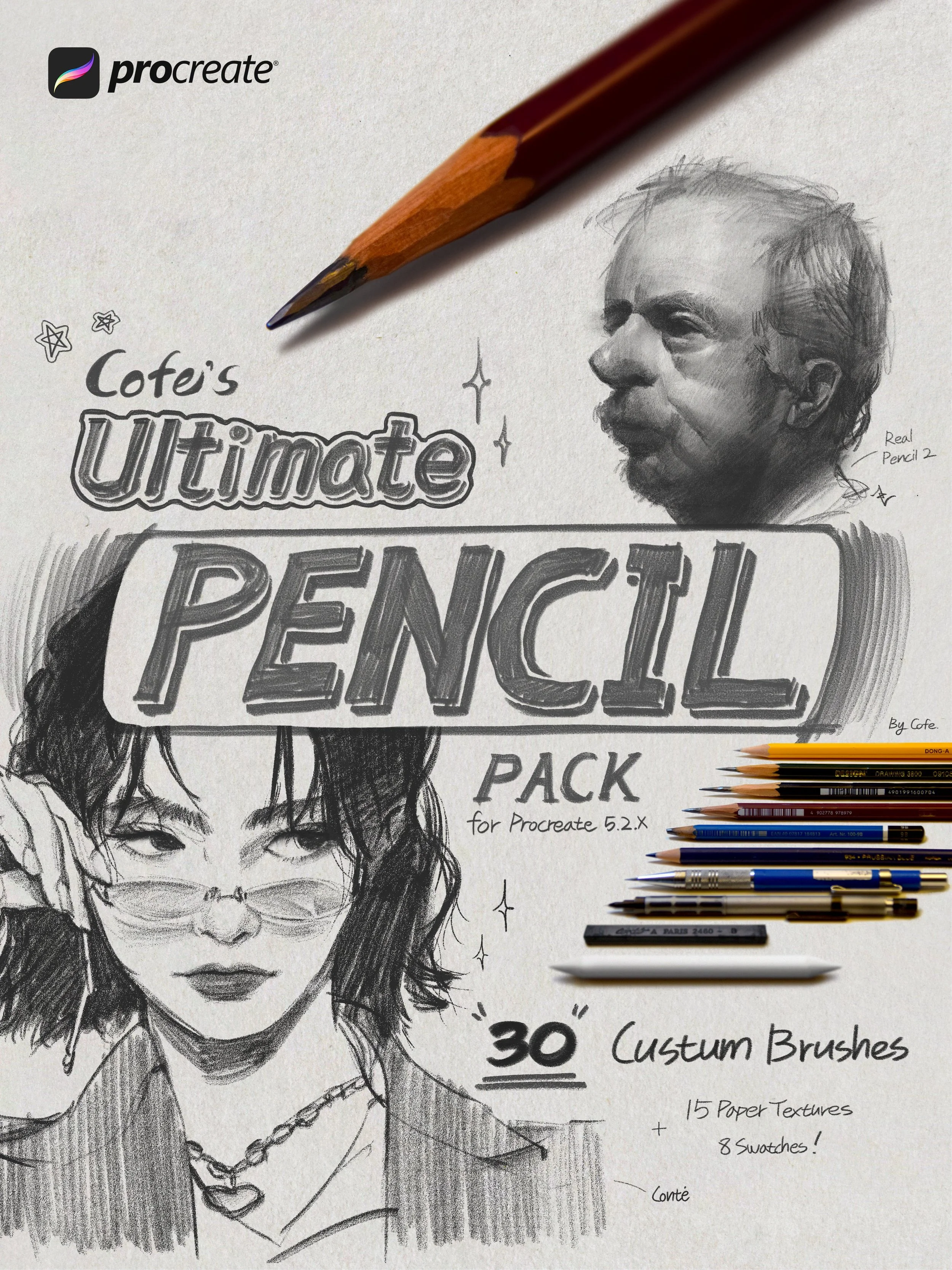 Free Pencil Procreate Brushes