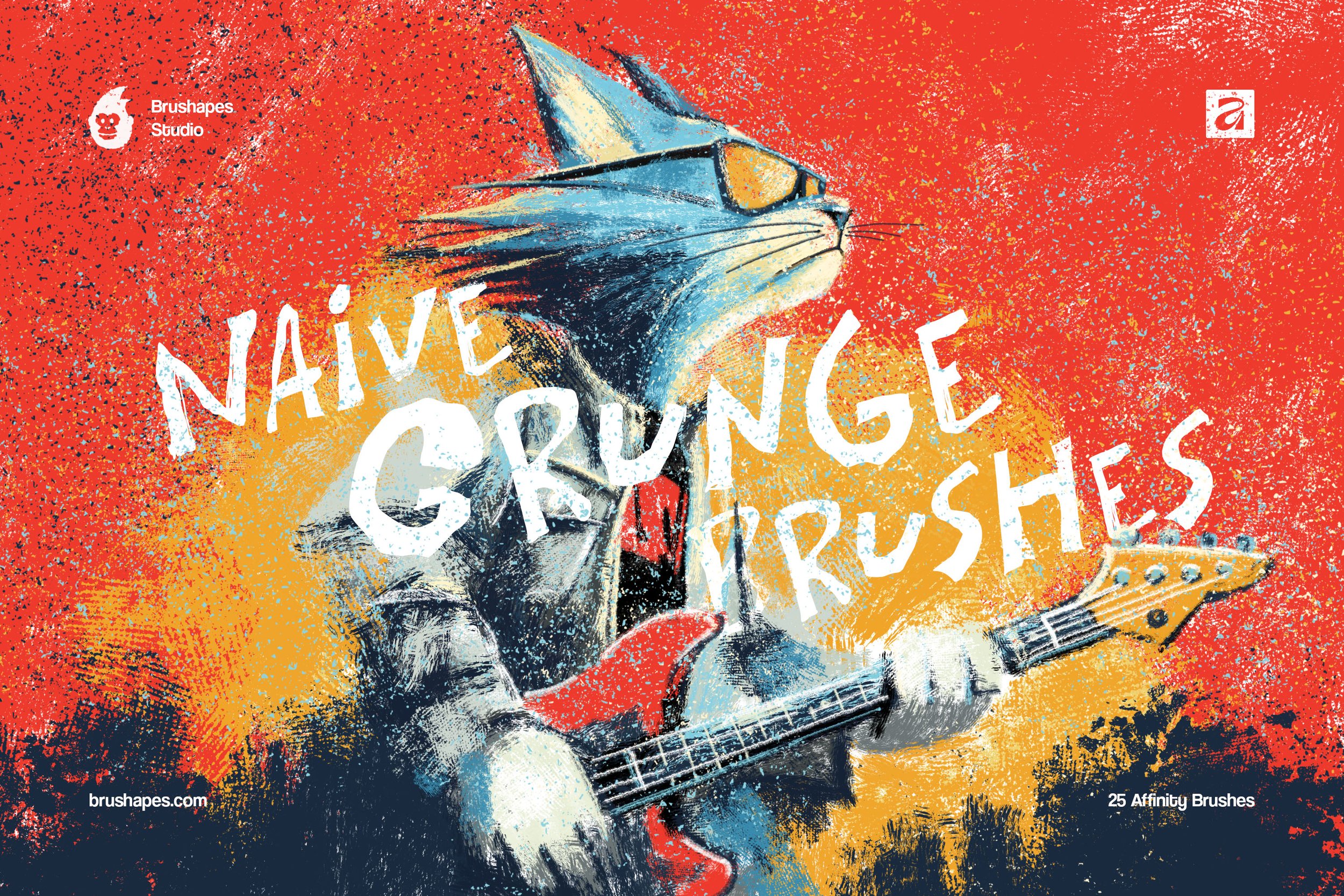 Naive Grunge Affinity Brushes
