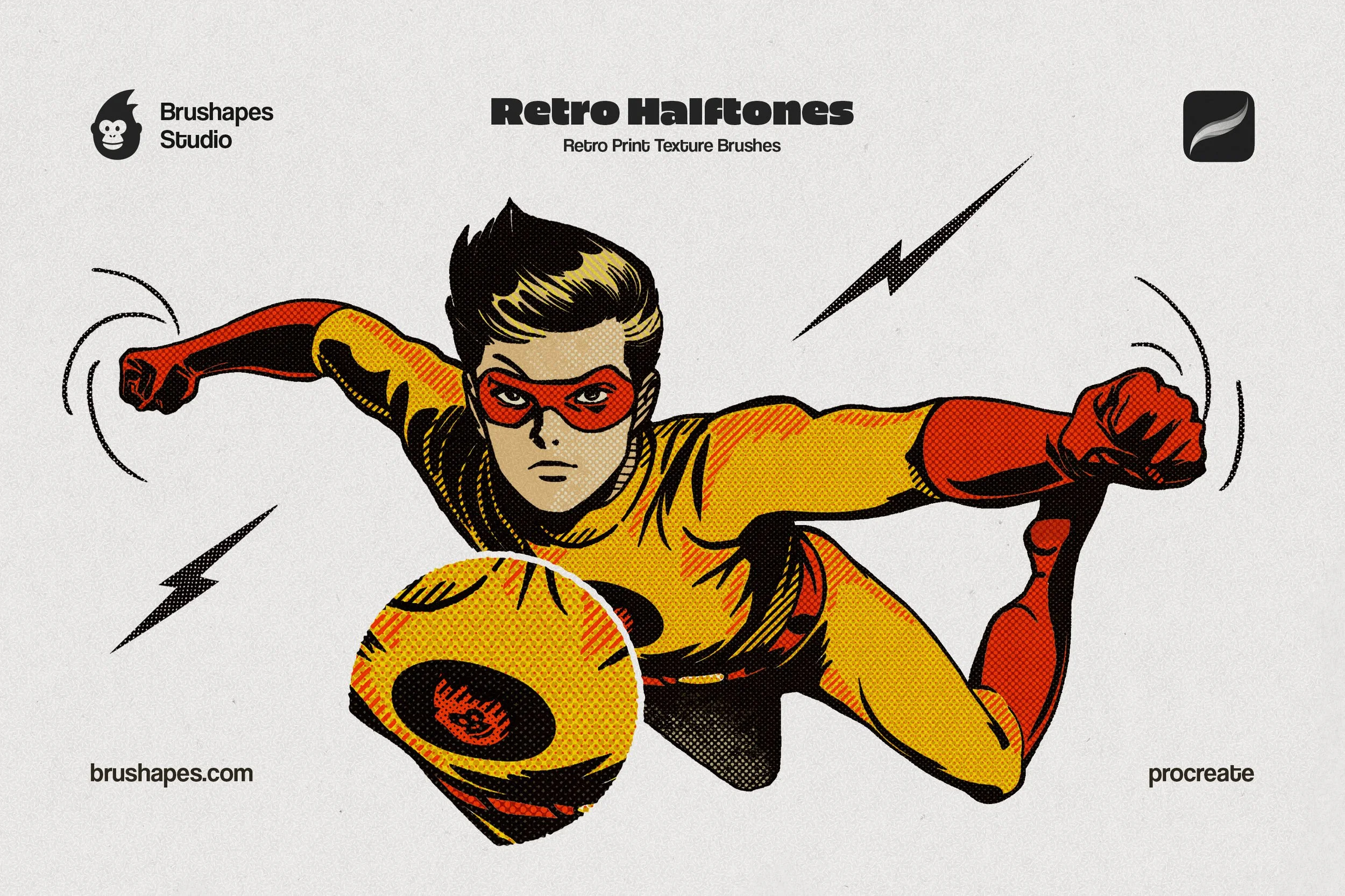 Halftone Procreate Brushes