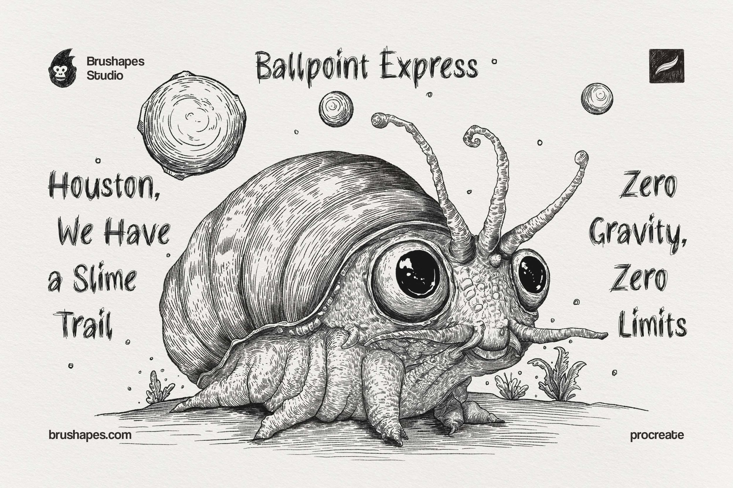 Procreate Ballpoint Pen Brushes
