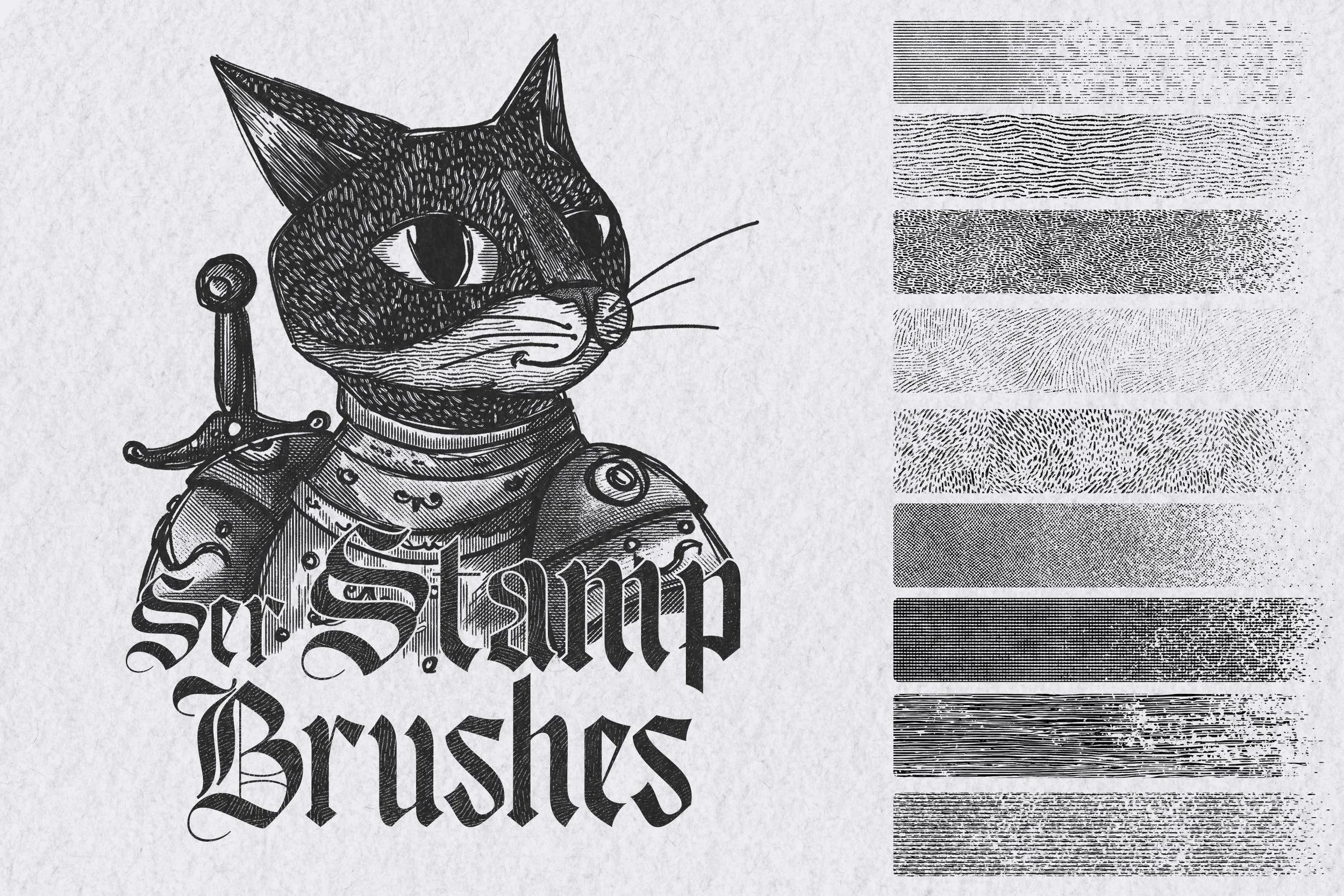 Timeless Engraving Procreate Brushes